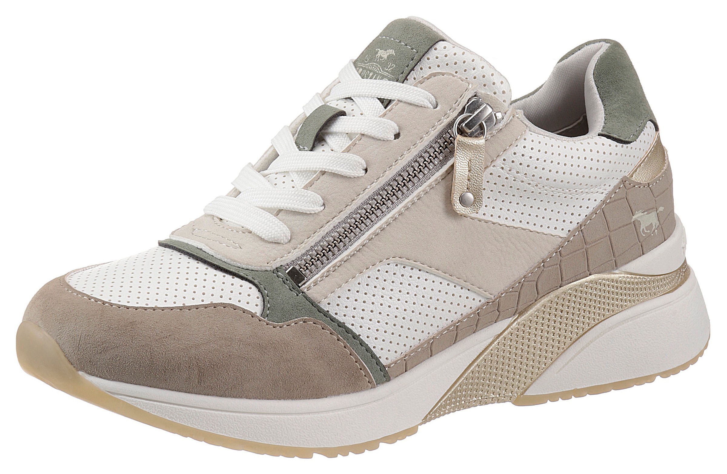 Image of Mustang Shoes Wedgesneaker, mit seitlichem Reissverschluss bei Ackermann Versand Schweiz