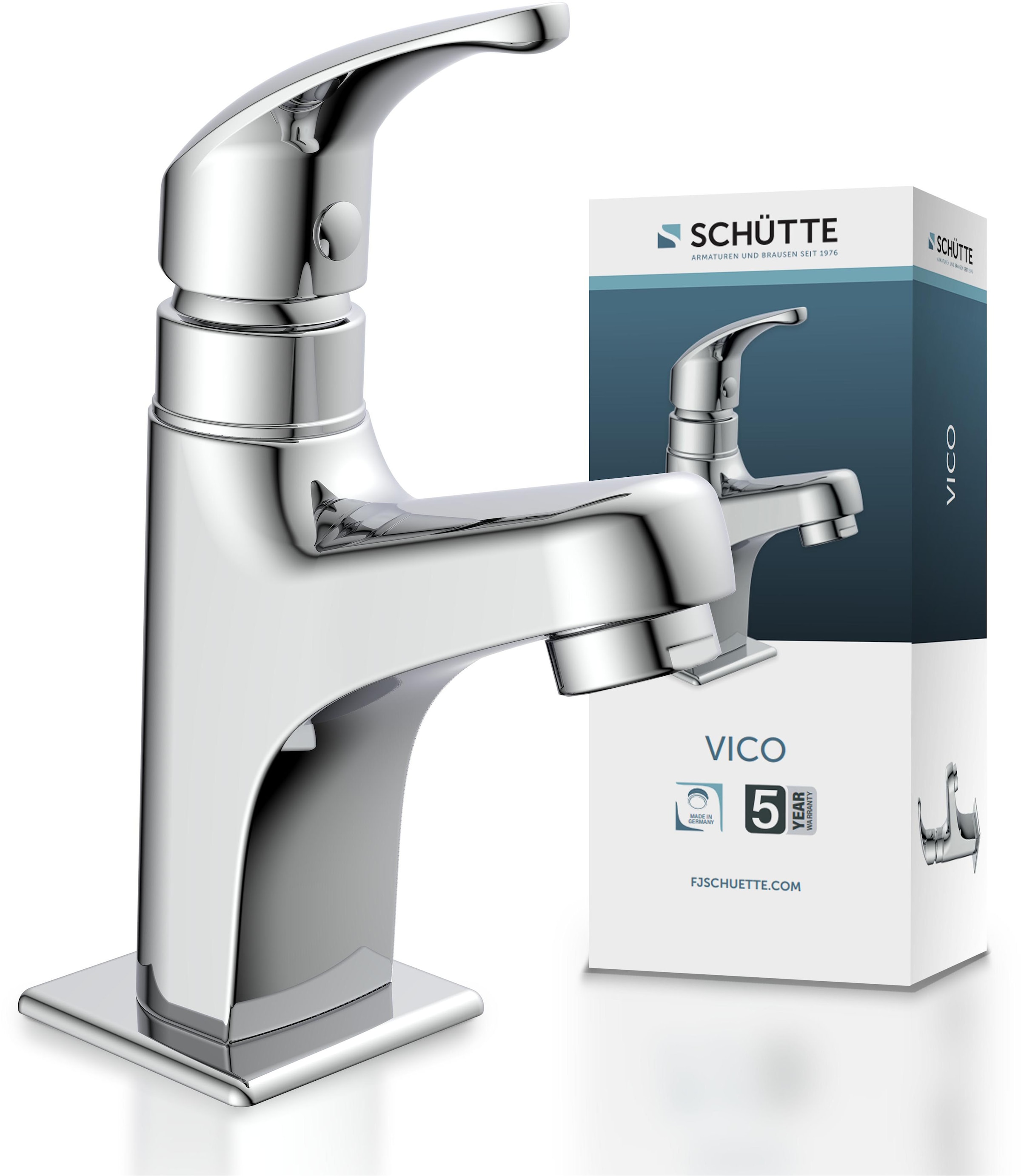 Image of Schütte Waschtischarmatur "Vico" - Kaltwasser, Chrom