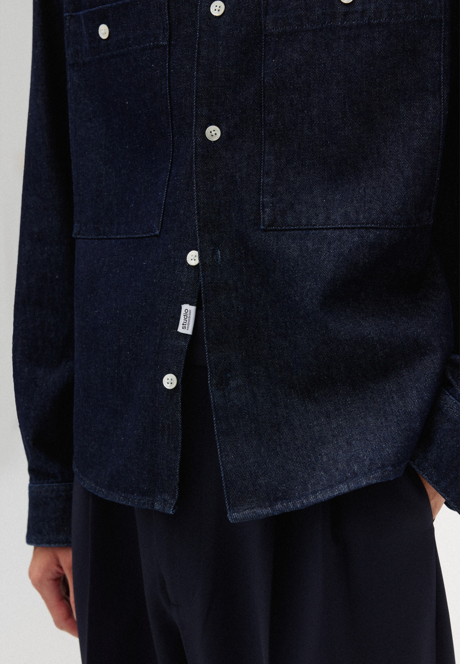 studio seidensticker Businesshemd »Studio« Regular Langarm Kentkragen Uni