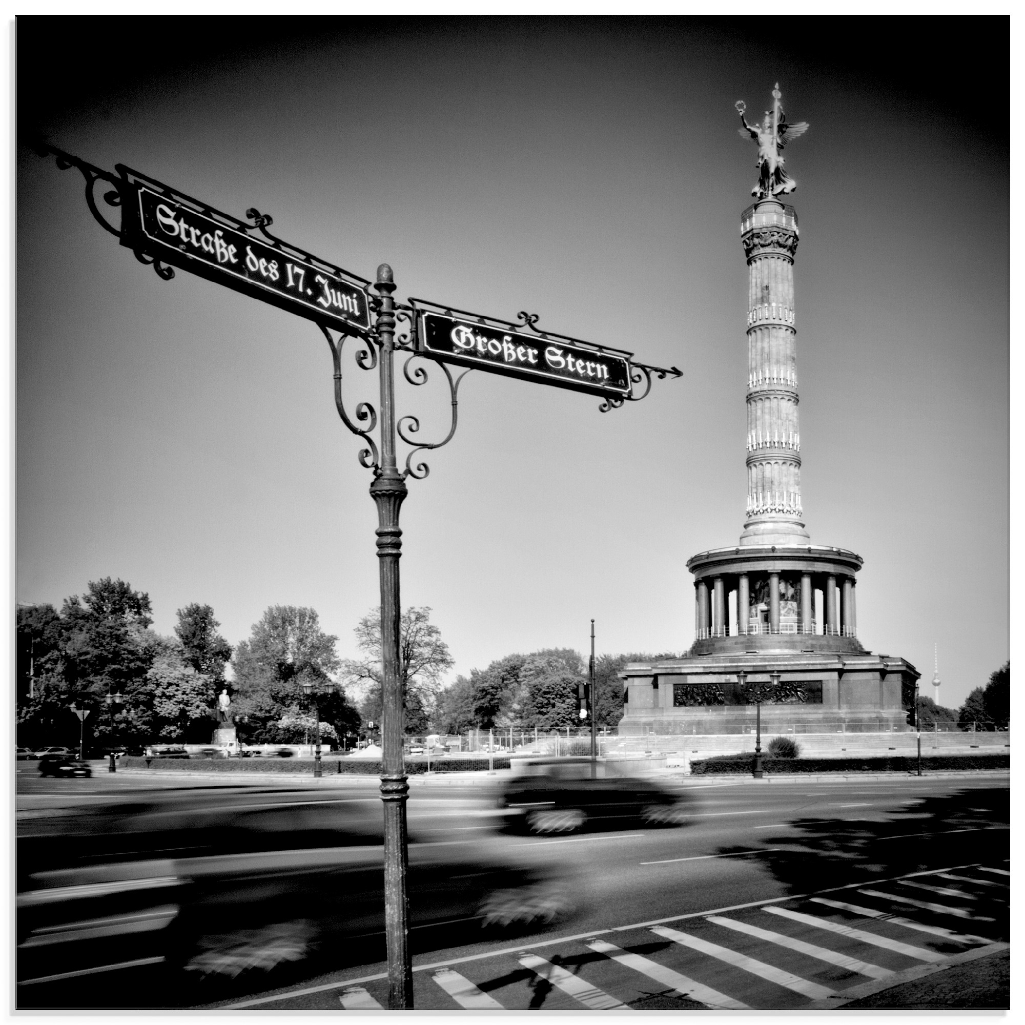 Image of Artland Glasbild »Berlin Siegessäule III«, Gebäude, (1 St.) bei Ackermann Versand Schweiz