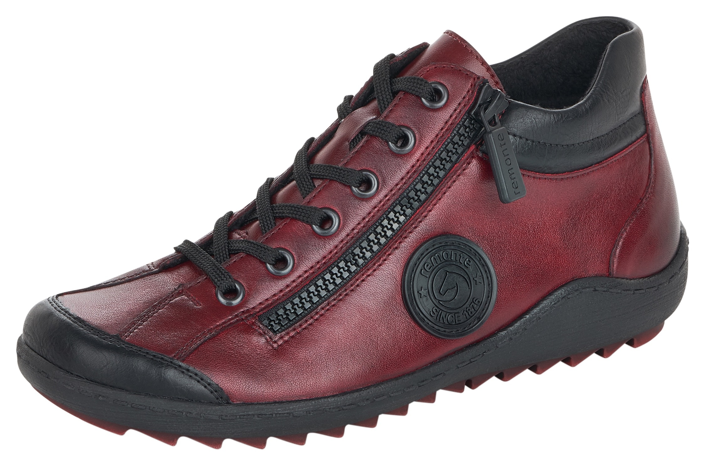 Image of Remonte Schnürboots, Flats, Komfortschuh, Boots mit seitlichem Reissverschluss