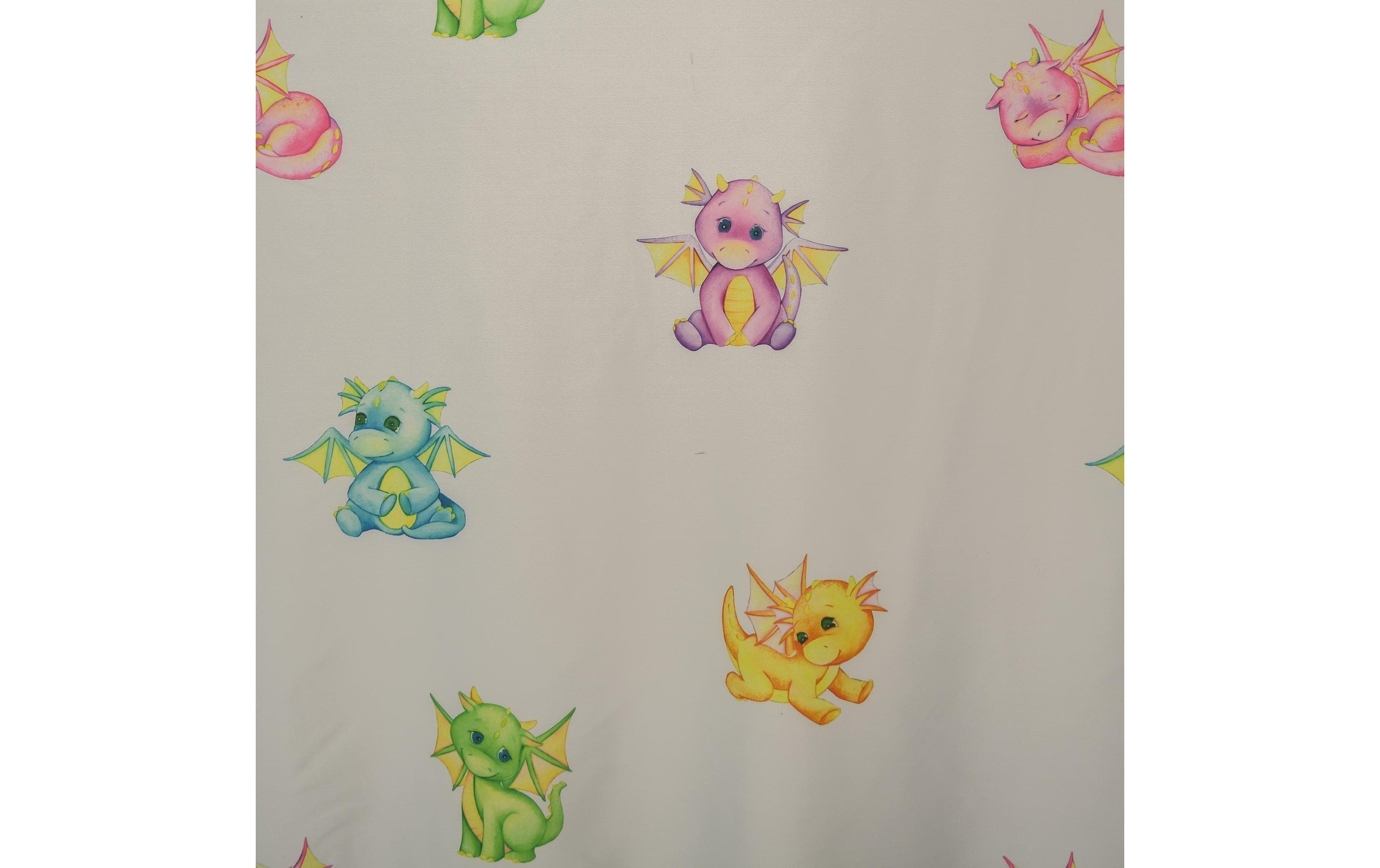 Kindervorhang.ch Vorhang »Baby Dragon 140 cm x 260 cm«, (1 St.)