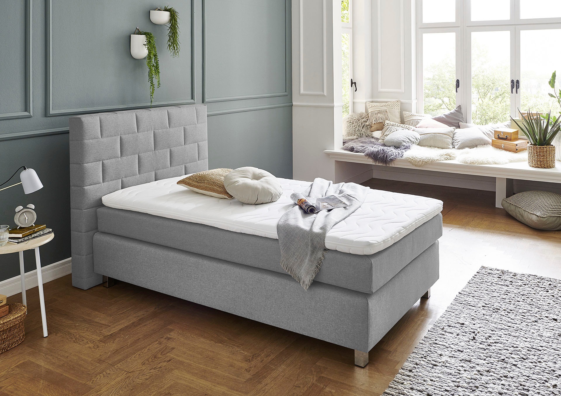 Westfalia Schlafkomfort Boxspringbett mit Topper