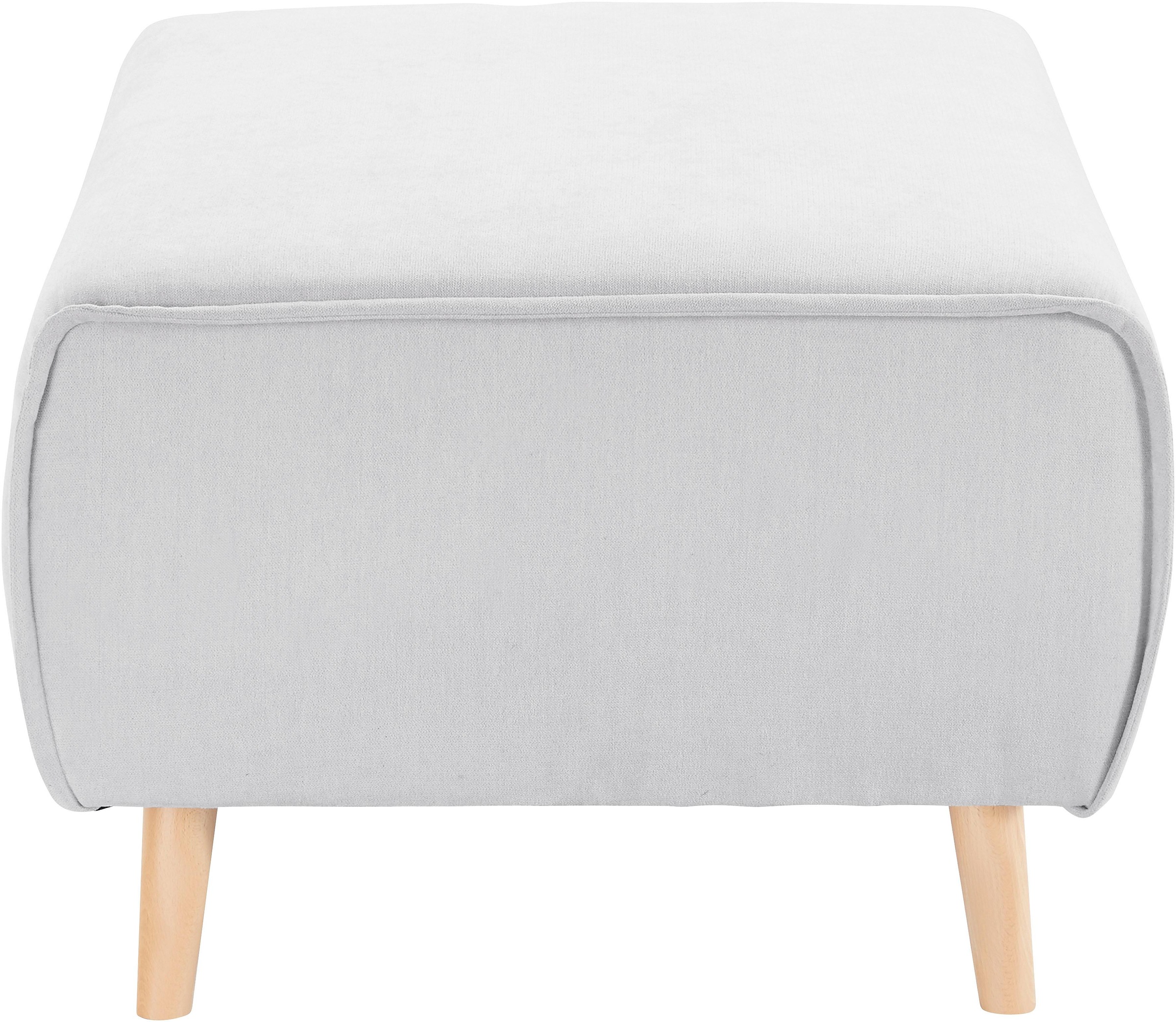 Home affaire Hocker »Janek« mit Keder in scandinavischem Design