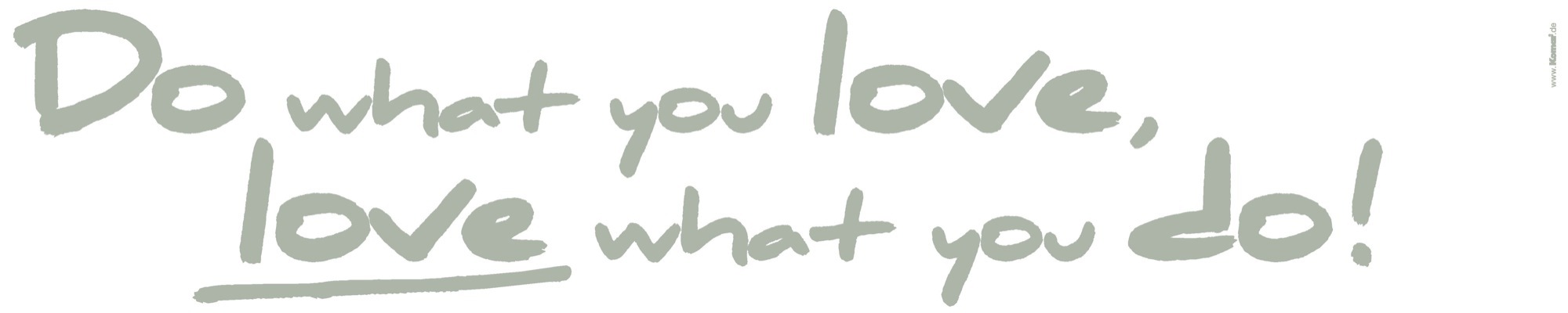 Image of Komar Wandtattoo »Do what you love«, (Set, 2 St.), selbstklebend, rückstandslos abziehbar bei Ackermann Versand Schweiz