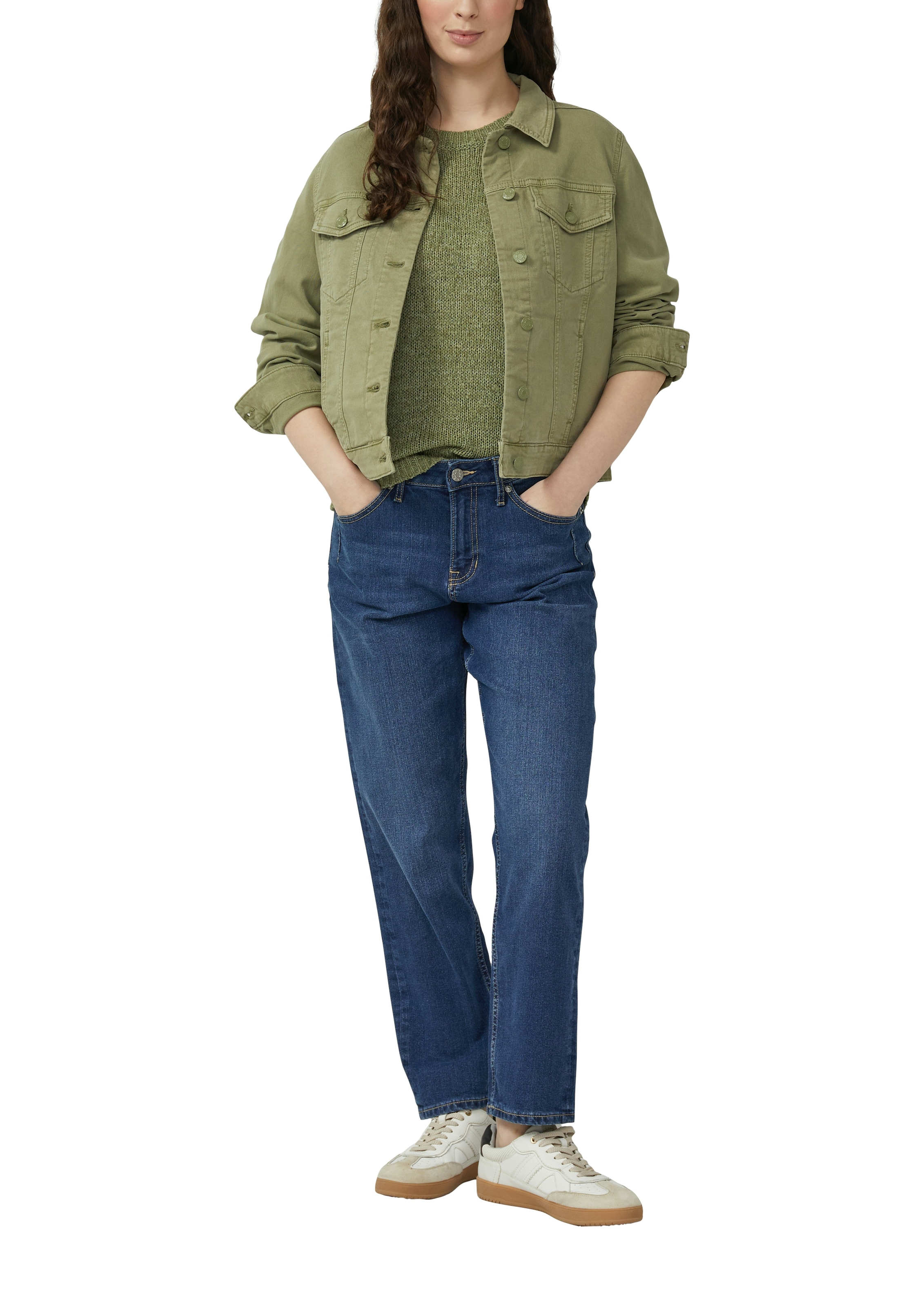 s.Oliver Pull à manches 3/4 Strickpullover mit Rundhals