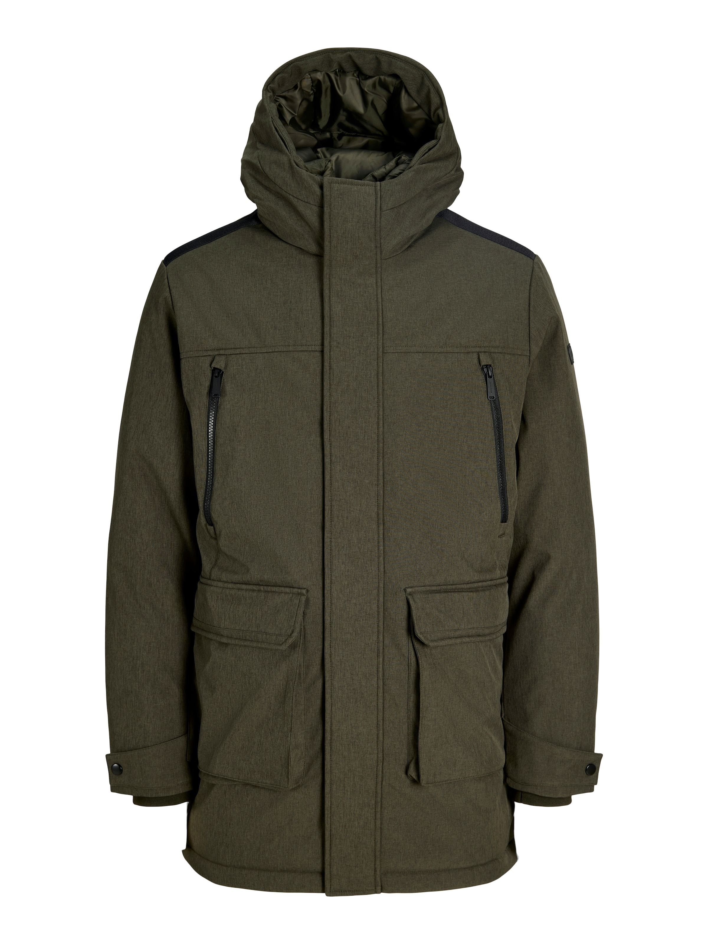 Jack & Jones Parka softshell »JJCLARK SOFTSHELL PARKA« avec capuche Kunstfaser, regular fit