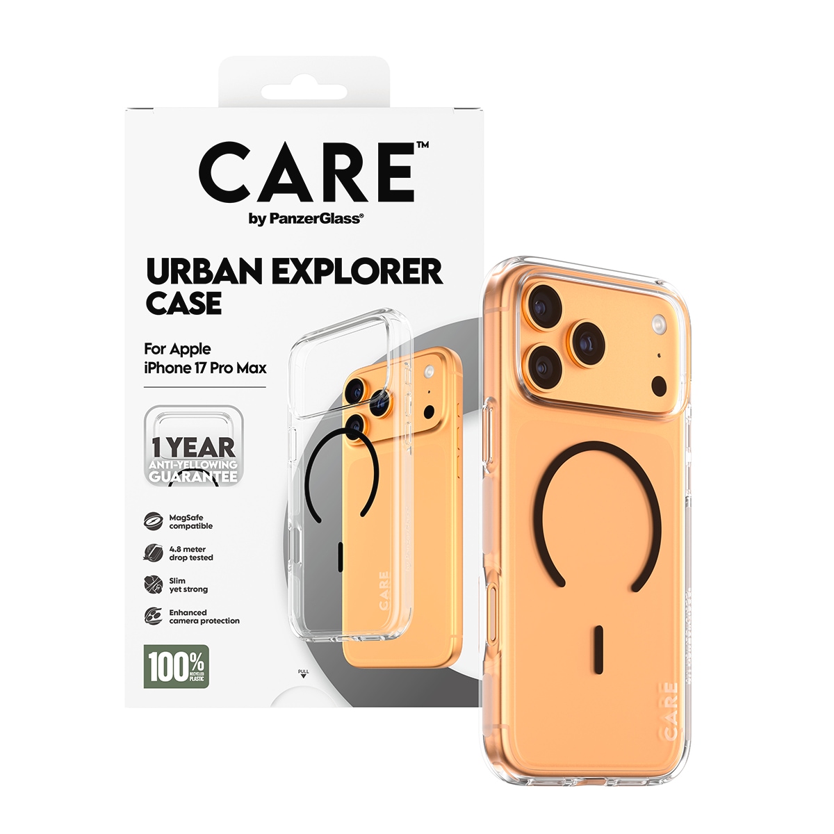 CARE by PanzerGlass Housse pour téléphone portable »Urban Explorer Case für Apple iPhone 17 Pro Max« Backcover, Schutzhülle, Handyschutzhülle, Case, Schutzcase, stossfest