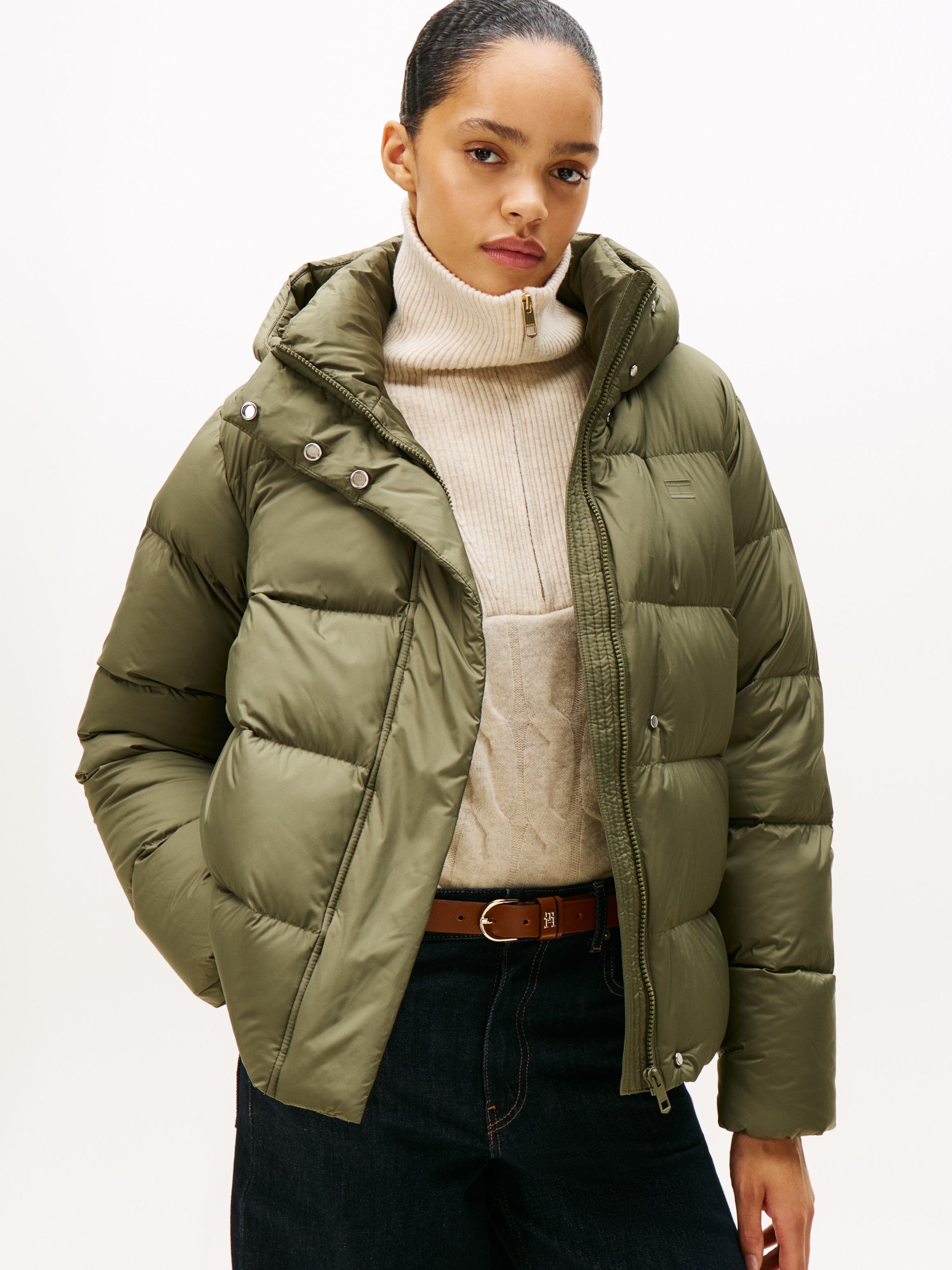 Tommy Hilfiger Steppjacke »MODERN DOWN REG JACKET« mit Kapuze