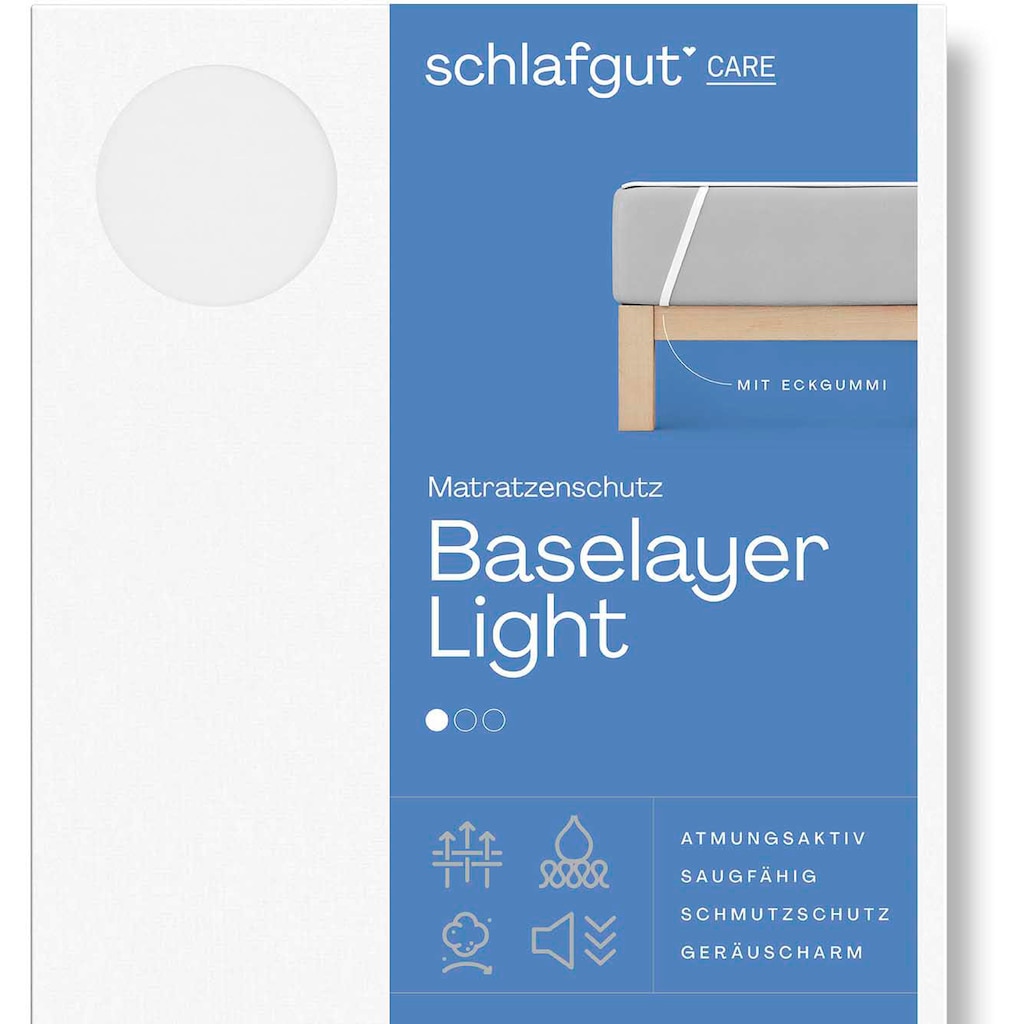 Schlafgut Matratzenauflage »Baselayer Matratzenschutz Light«, (1 St.)