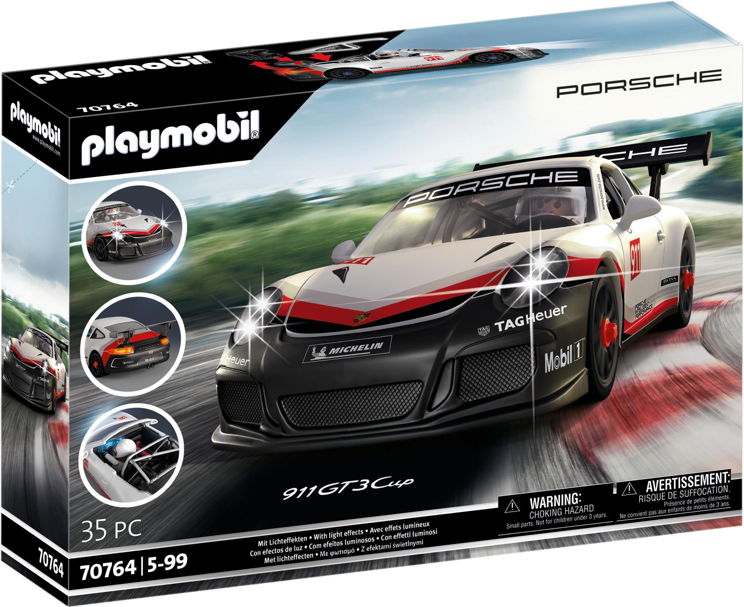 Image of Playmobil® Konstruktions-Spielset »Porsche 911 GT3 Cup (70764), Porsche«, (35 St.), Made in Germany bei Ackermann Versand Schweiz