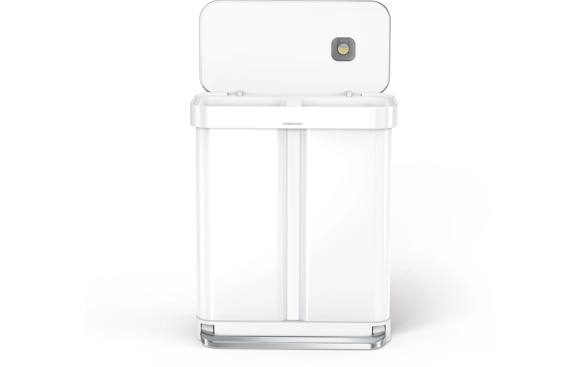 simplehuman Poubelle »Step Can 34+24 l« 2 Behälter
