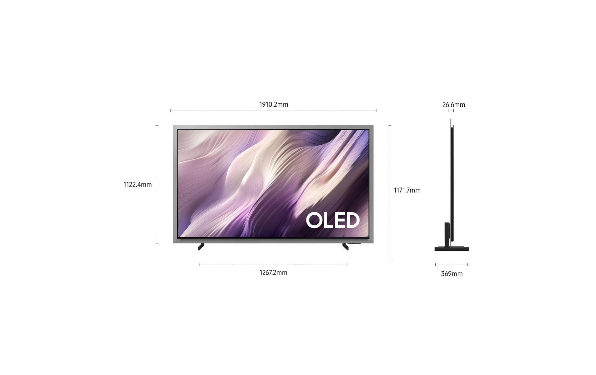 Samsung Téléviseur OLED »TV QE83S99H« 209 cm/83 ″ Télévision intelligente