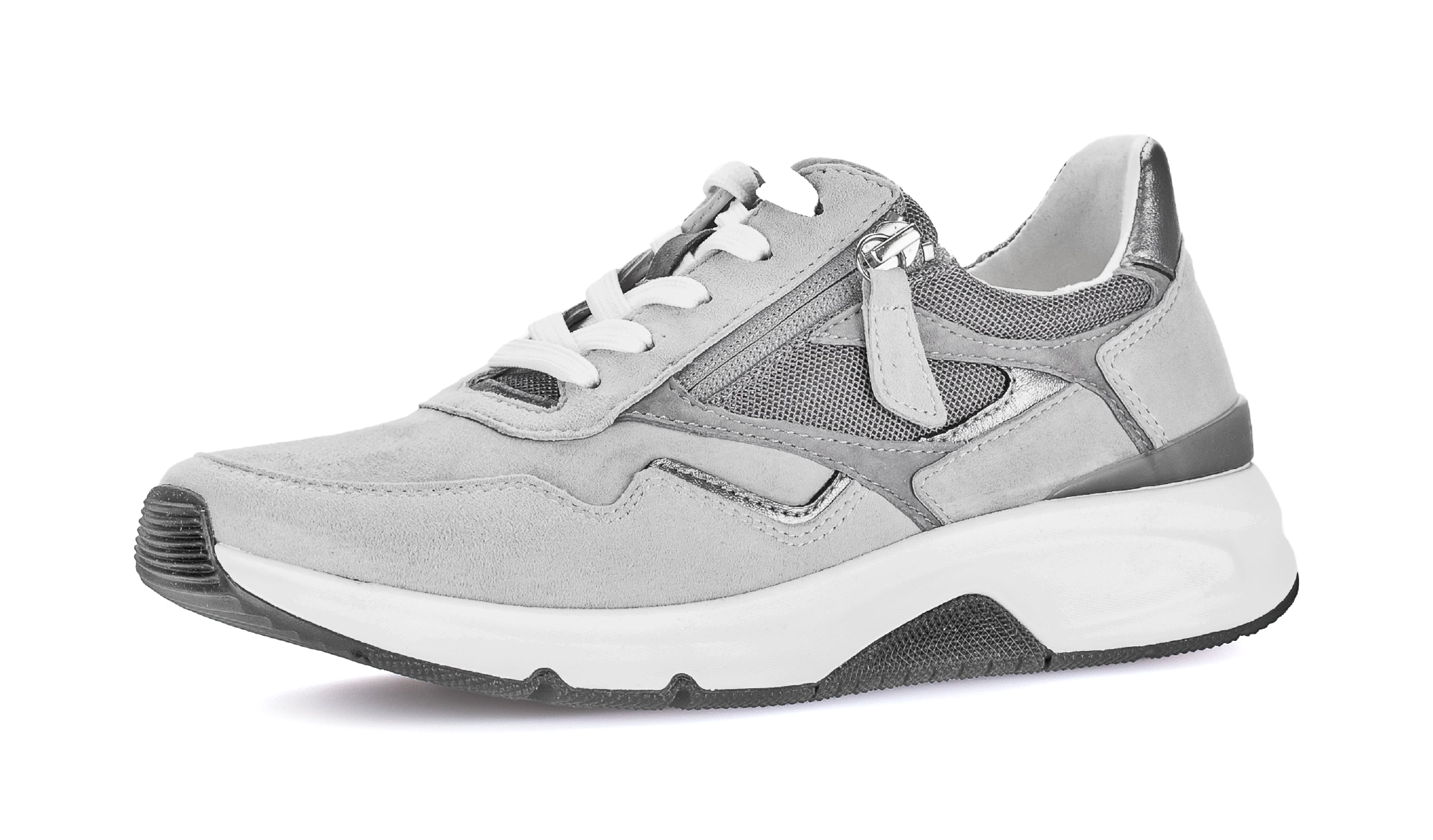Image of Gabor Keilsneaker, Freizeitschuh, Halbschuh, Schnürschuh, Aussenreissverschluss, G-Weite