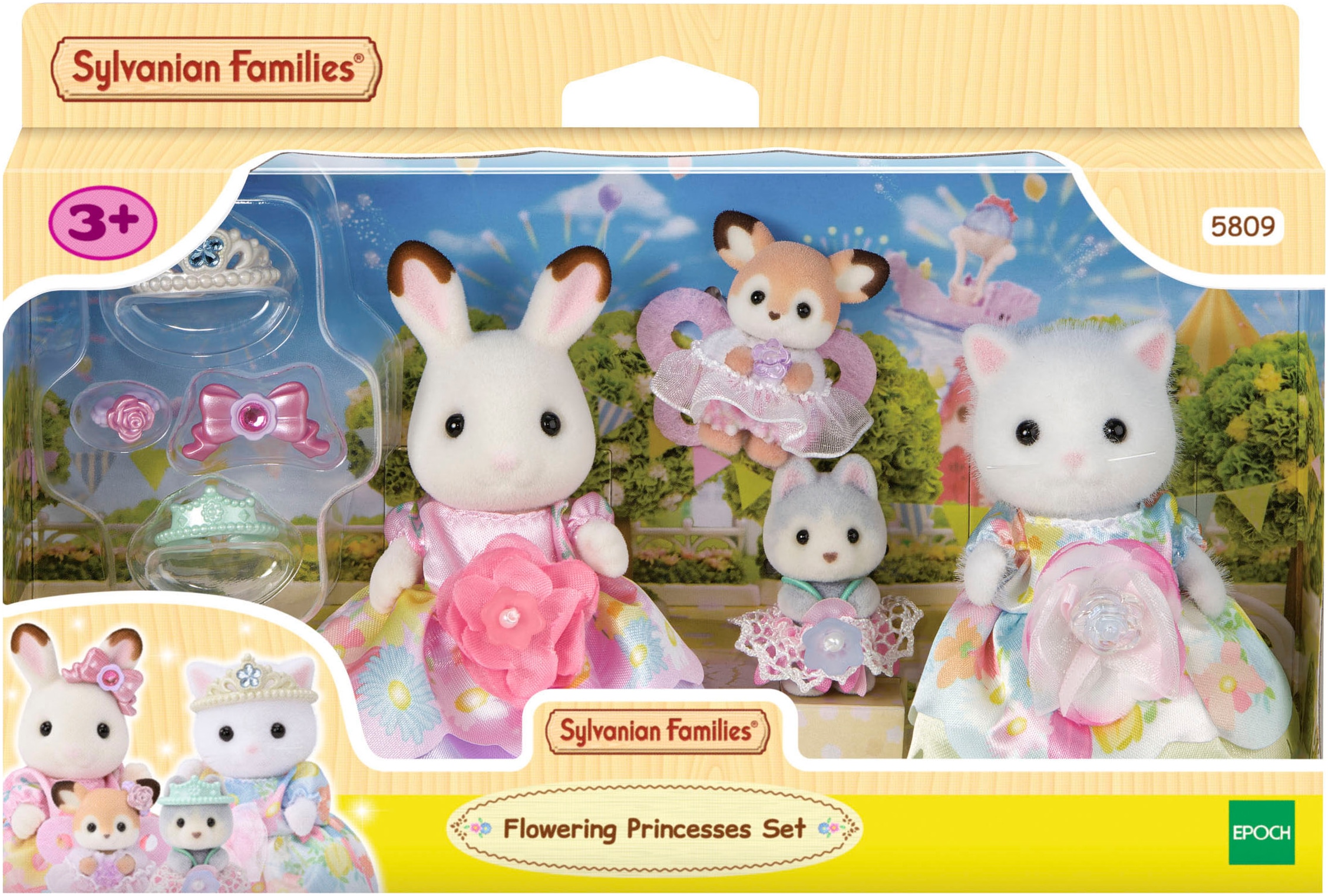 Image of Sylvanian Families Spielfigur "Blumenprinzessinnen Figurenset (5809)"