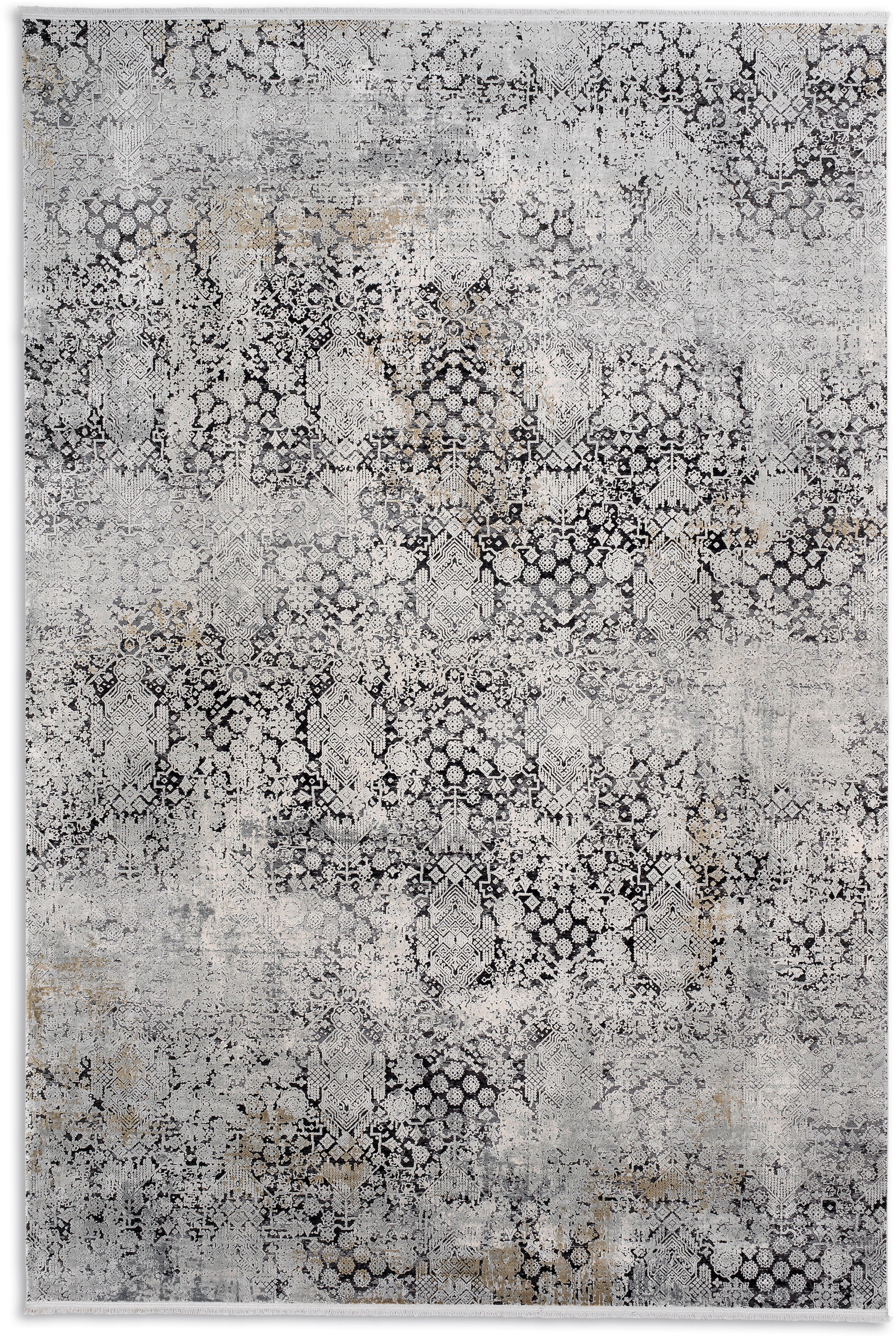 ASTRA Tapis »Gravina 231« Rectangulaire 8 mm Höhe seidiger Schimmer durch Viskose, Hoch Tief Struktur, Wohnzimmer