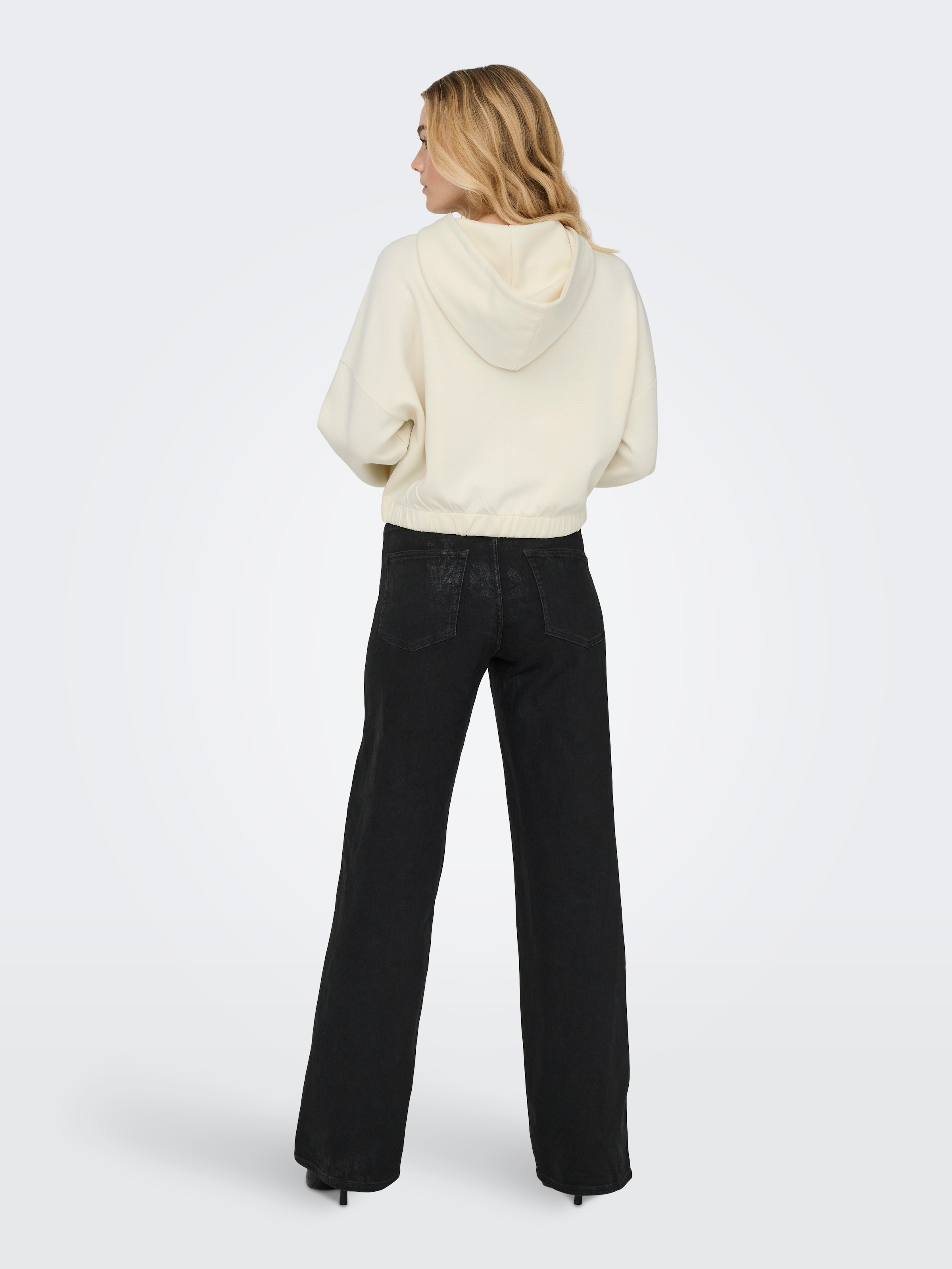 ONLY Sweat à capuche »ONLSCARLETT LS ELASTIC ZIP HOOD SWT NOOS«