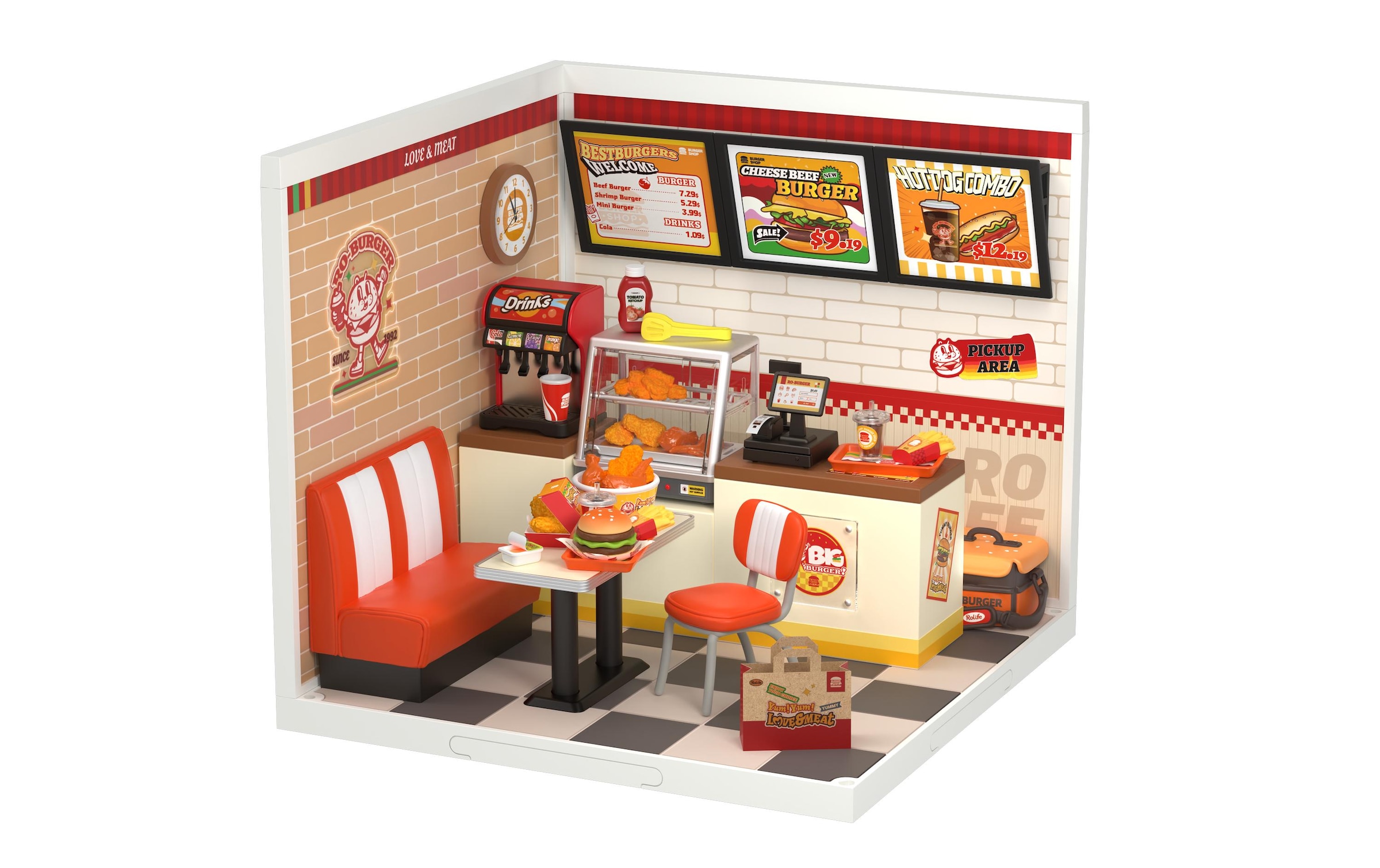   Kit de modèles réduits »RoboTime Yum Yum Burgers«