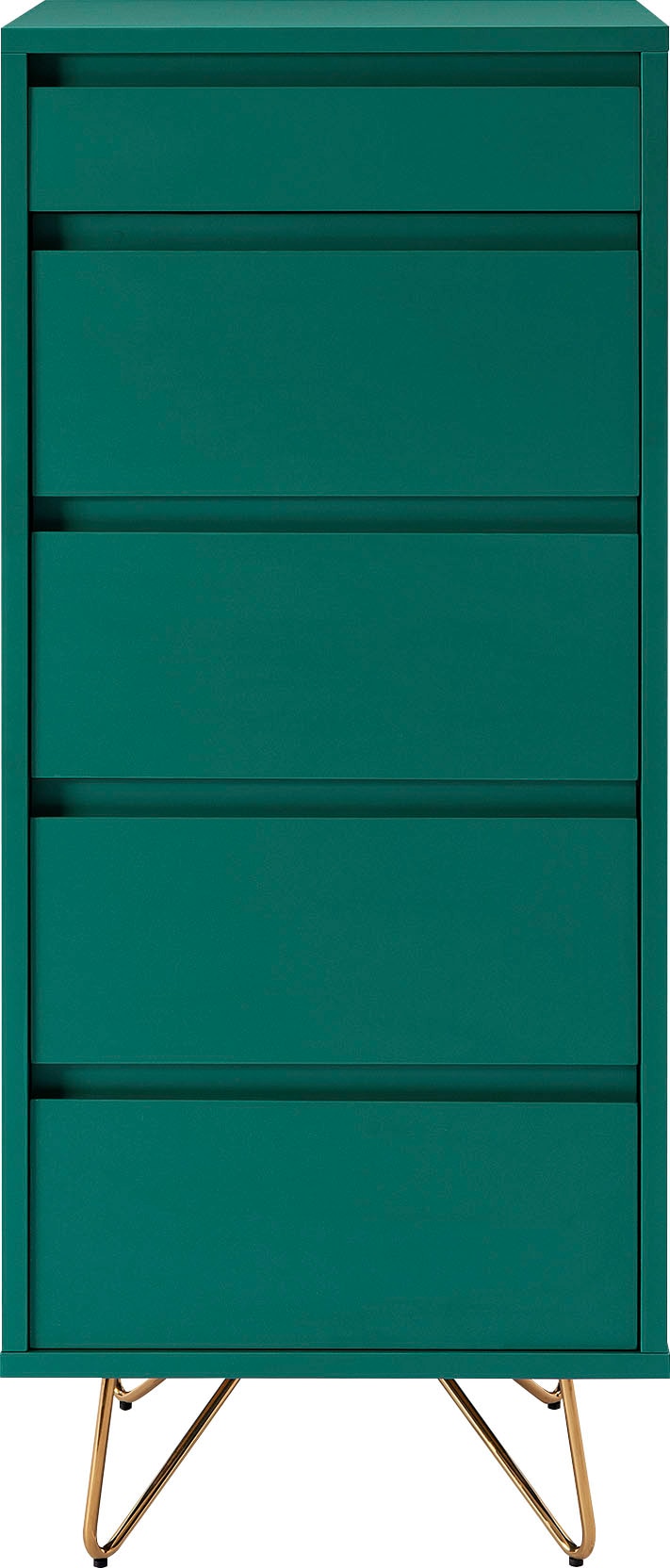 Image of SalesFever Hochkommode "Bolton - Elegante Schubkastenkommode" Spiegel im Klappdeckel