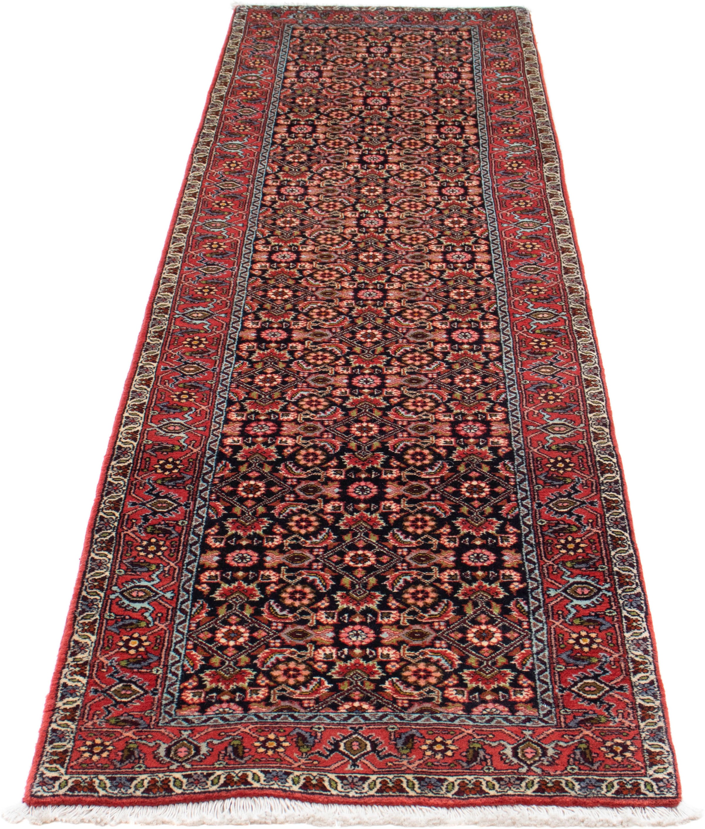 Image of morgenland Orientteppich »Perser - Bidjar - 259 x 64 cm - hellrot«, rechteckig, 15 mm Höhe, Wohnzimmer, Handgeknüpft, Einzelstück mit Zertifikat bei Ackermann Versand Schweiz