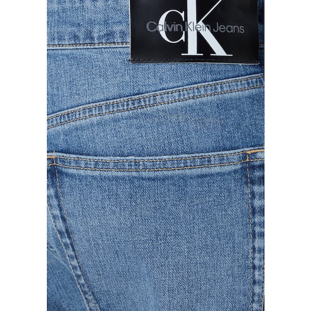 Calvin Klein Jeans Tapered-fit-Jeans »SLIM TAPER«, mit Calvin Klein  Leder-Badge versandkostenfrei auf