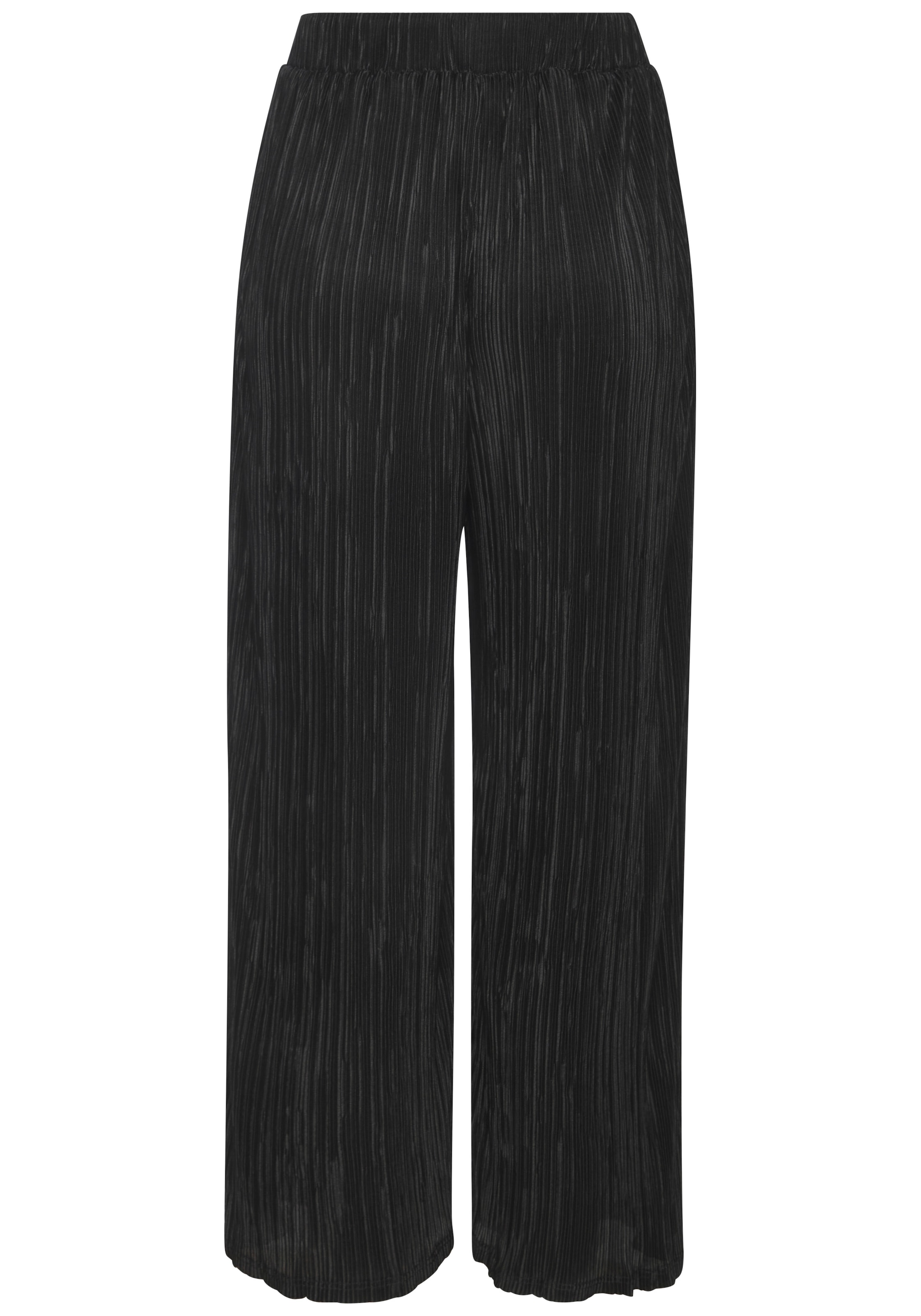 LASCANA Pantalon à enfiler  en tissu légèrement plissé