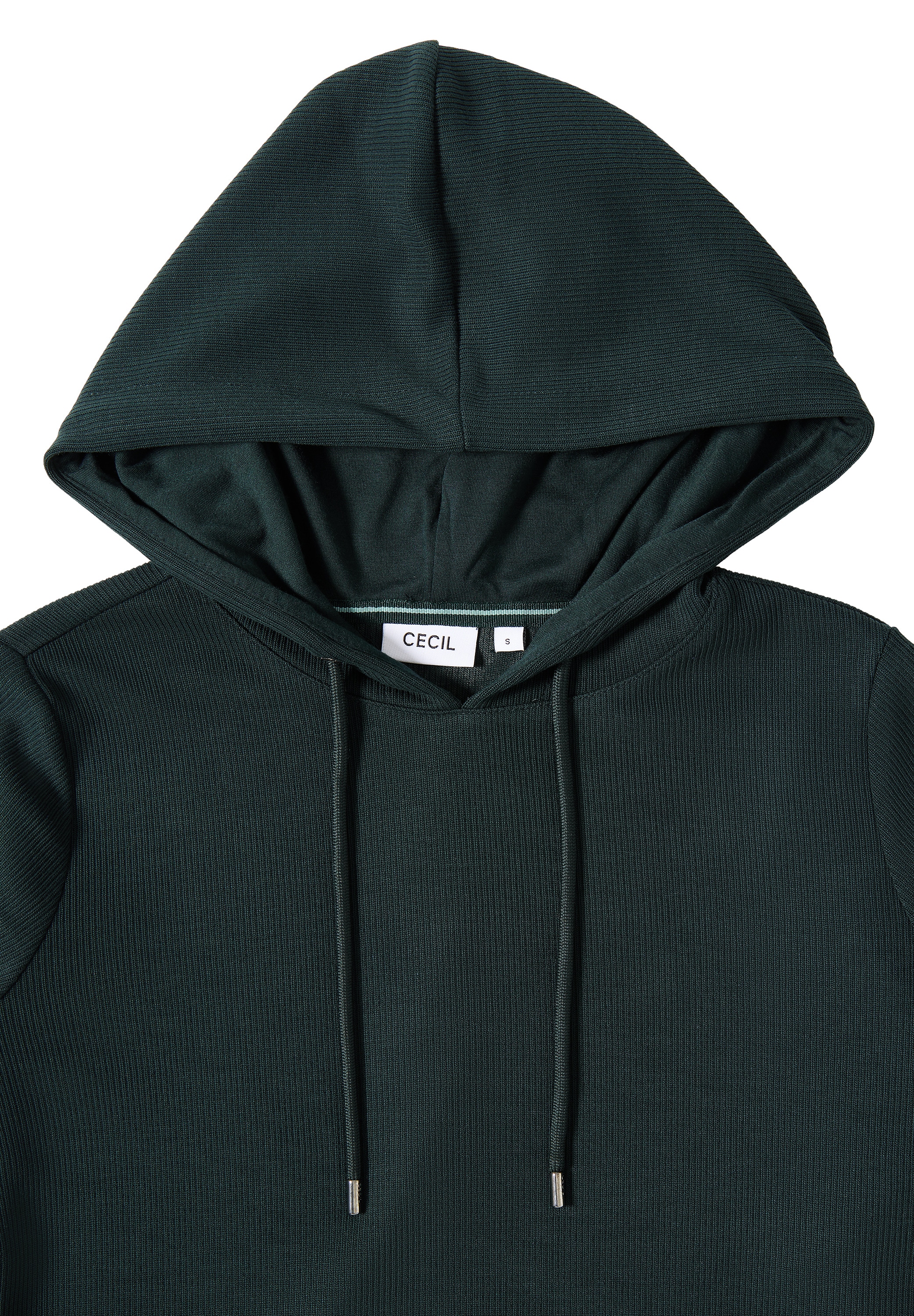 Cecil Hoodie, in Rippstruktur