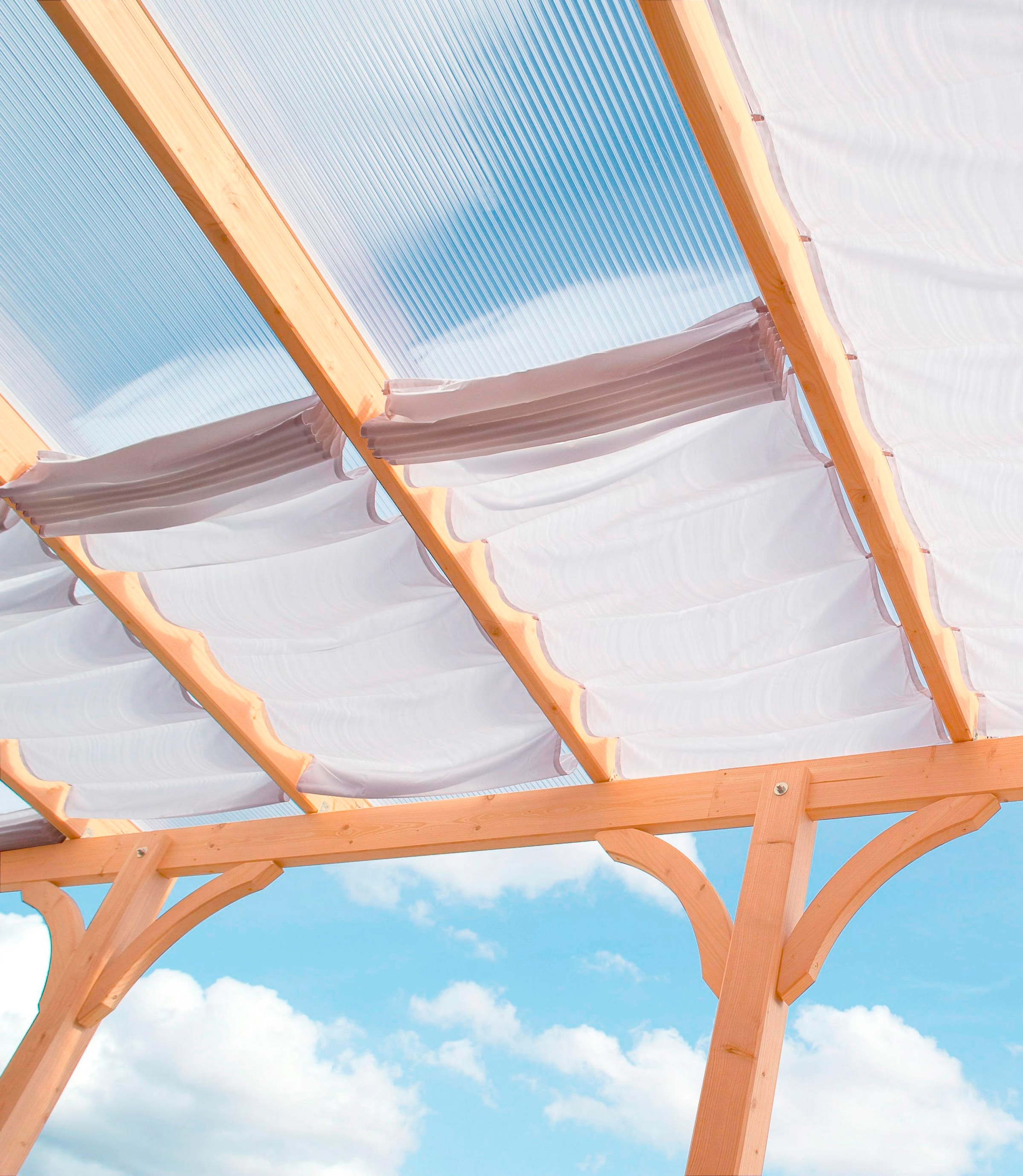 Floracord Sonnensegel 310 x 350 cm mit 3 Feldern