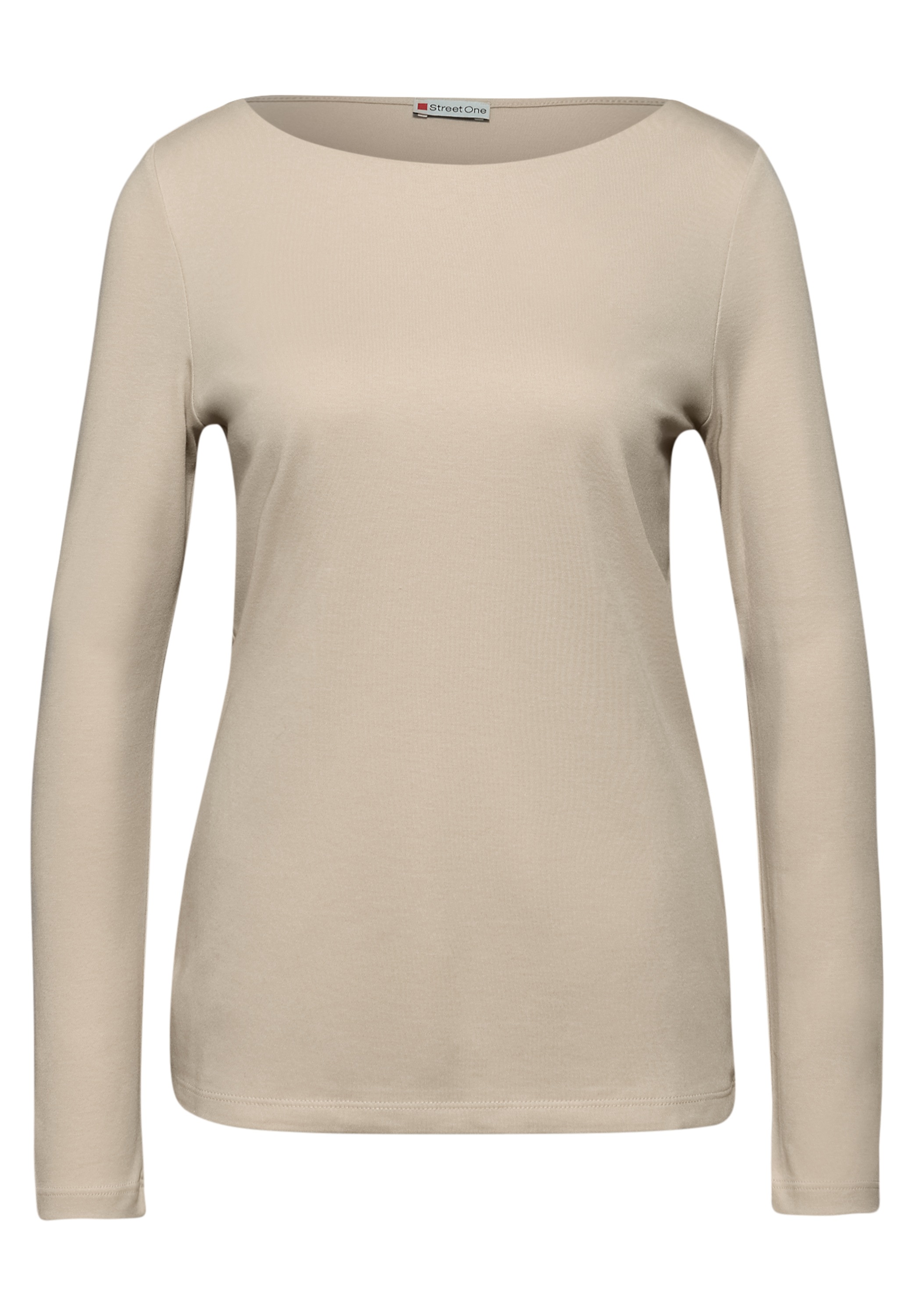 STREET ONE Langarmshirt »Style Lanea« mit U-Boot Ausschnitt