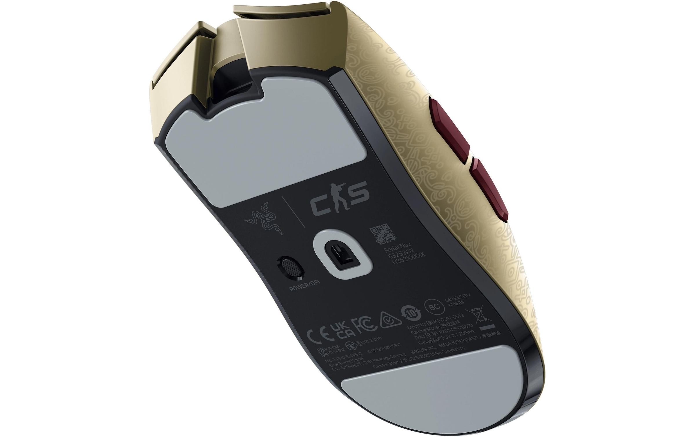 RAZER Souris de jeu »Viper Pro« souris de jeu sans fil ergonomique avec capteur optique 35000 dpi