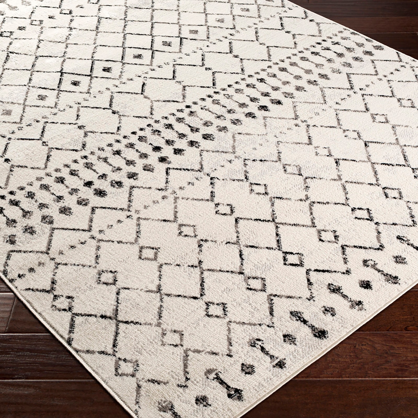 Livabliss Tapis »HEZE« Rectangulaire 11 mm Höhe Berber, Ethnisch Boho Kurzflor Wohnzimmerteppich, Schlafzimmer
