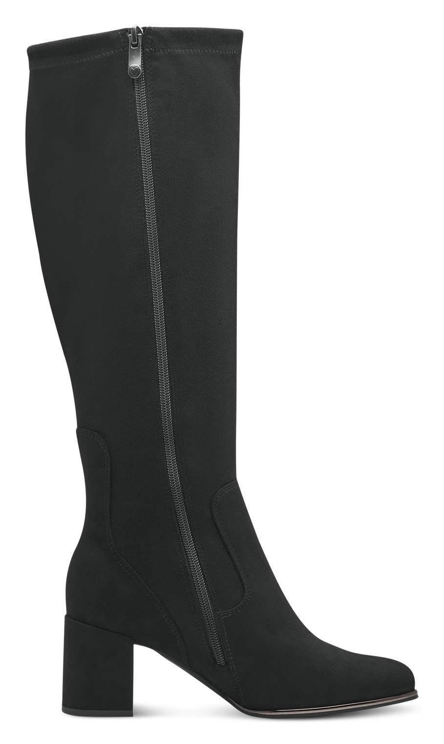 MARCO TOZZI Stiefel, Blockabsatz, Langschaftstiefel mit praktischem Innenreissverschluss