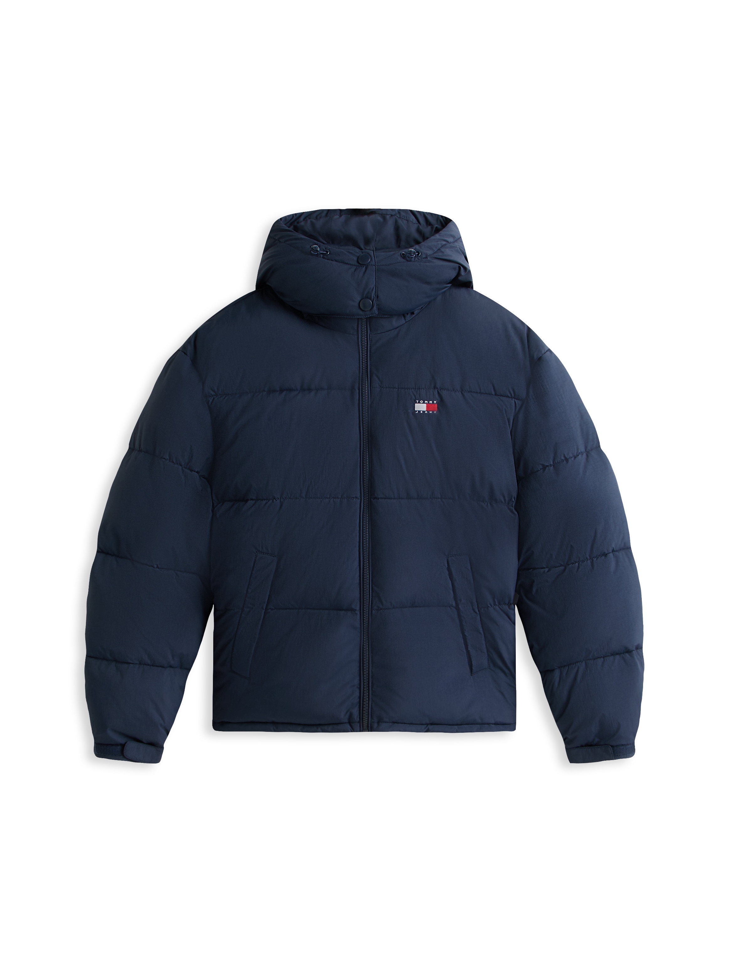 Tommy Jeans Veste matelassée »TJW OVS HOODED FLAG PUFFER EXT« mit Kapuze
