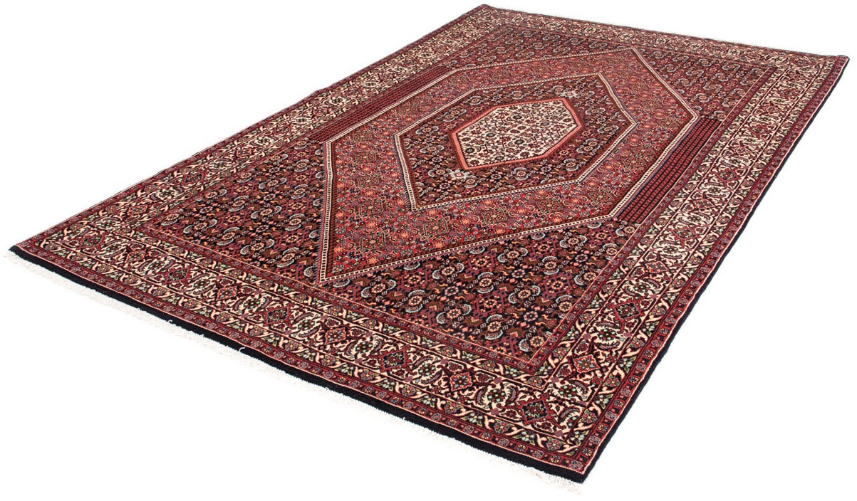 Image of morgenland Orientteppich »Perser - Bidjar - 257 x 162 cm - hellrot«, rechteckig, 15 mm Höhe, Wohnzimmer, Handgeknüpft, Einzelstück mit Zertifikat bei Ackermann Versand Schweiz