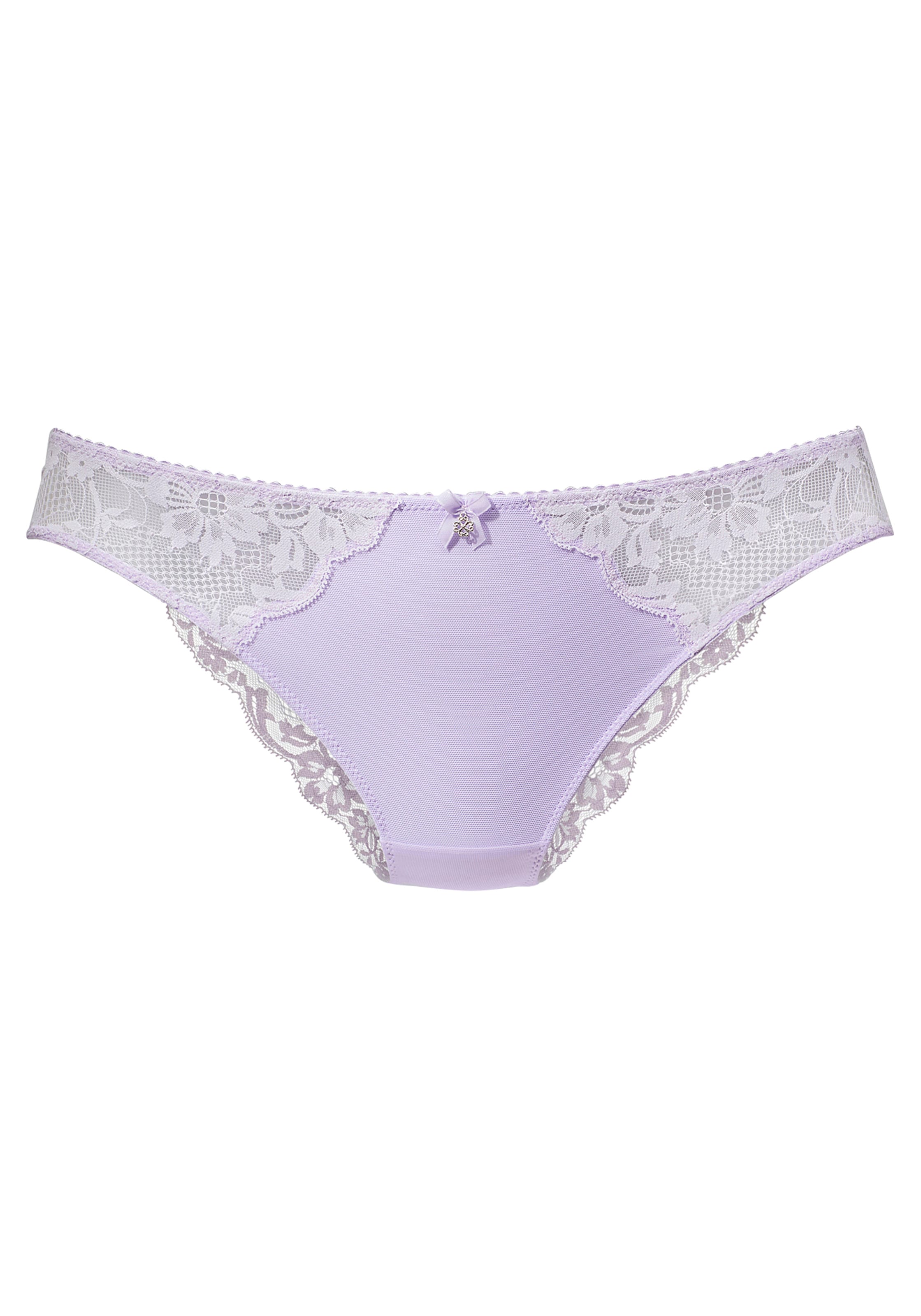 LASCANA Tanga, aus floraler Spitze in dezent transparenter Optik