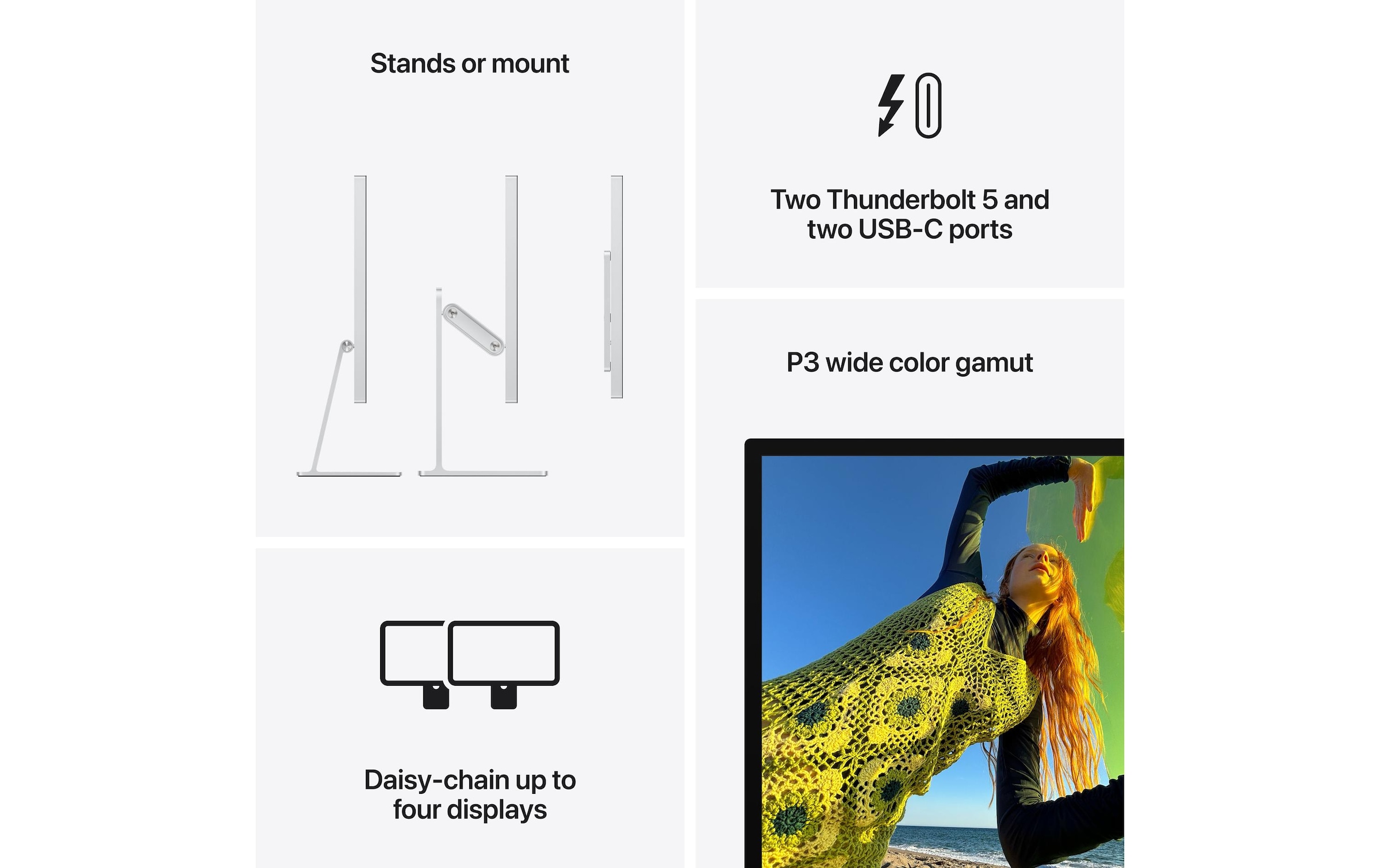 Apple LED-Monitor »27 Studio Display (Tilt-Stand)« 68,58 cm/27 ″  5120 x 2880 px 60 Hz