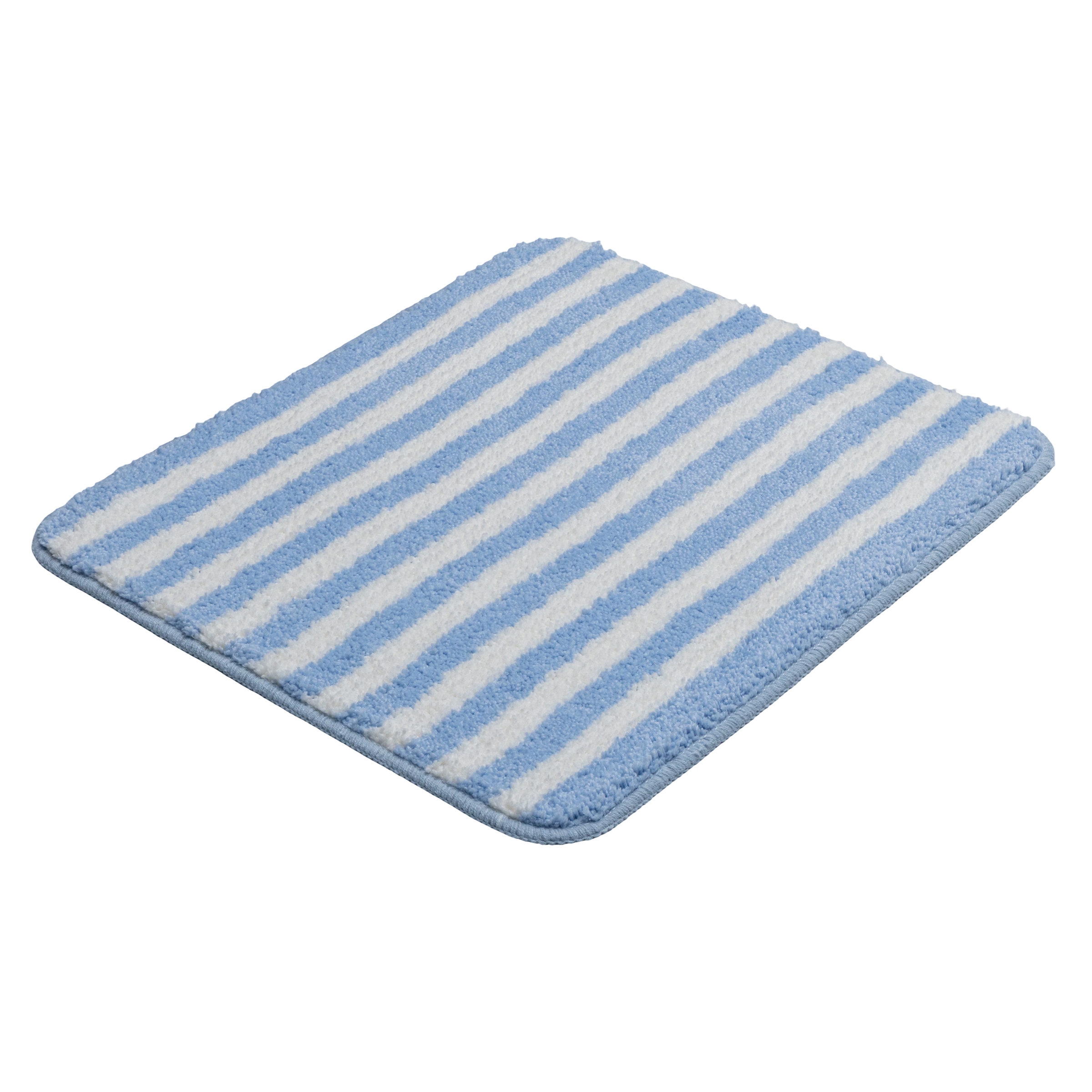 GOODproduct Badematte »Streifen, Jannika, Badvorleger, Badezimmer Teppich« Höhe 12 mm rutschhemmend beschichtet fussbodenheizungsgeeignet | schnell trocknend Scandi, modern, gestreift, Badteppich, Badematten