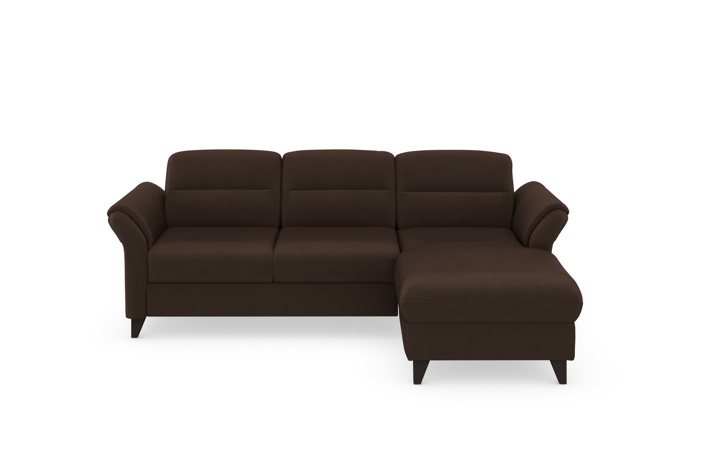 sit&more Ecksofa »Mellum L-Form« Federkern, optional Schlaffunktion, Bettkasten & Armteilfunktion