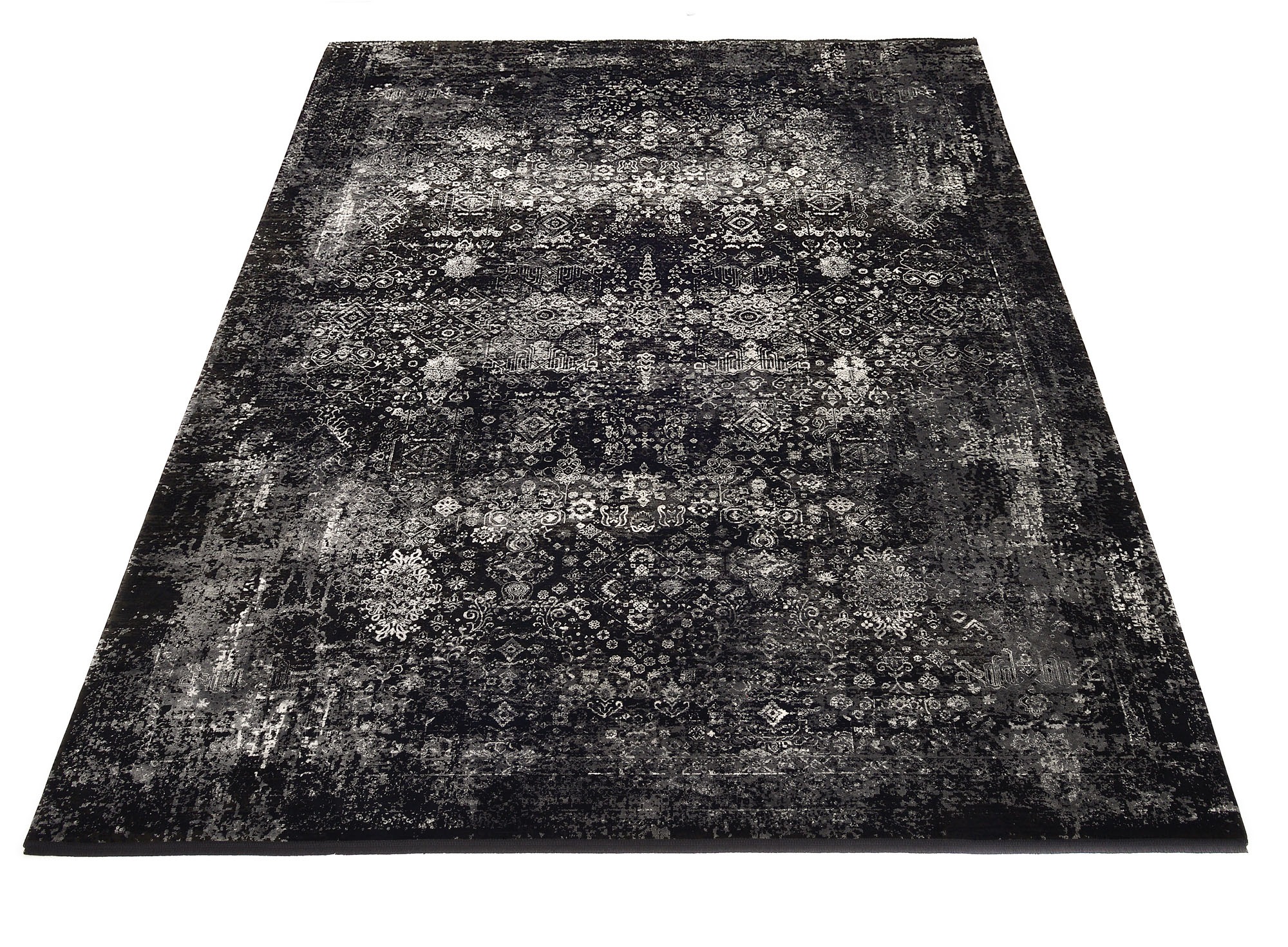 Image of OCI DIE TEPPICHMARKE Teppich »Magic«, rechteckig, 8 mm Höhe, Glanz Viskose, mit Fransen, Wohnzimmer bei Ackermann Versand Schweiz