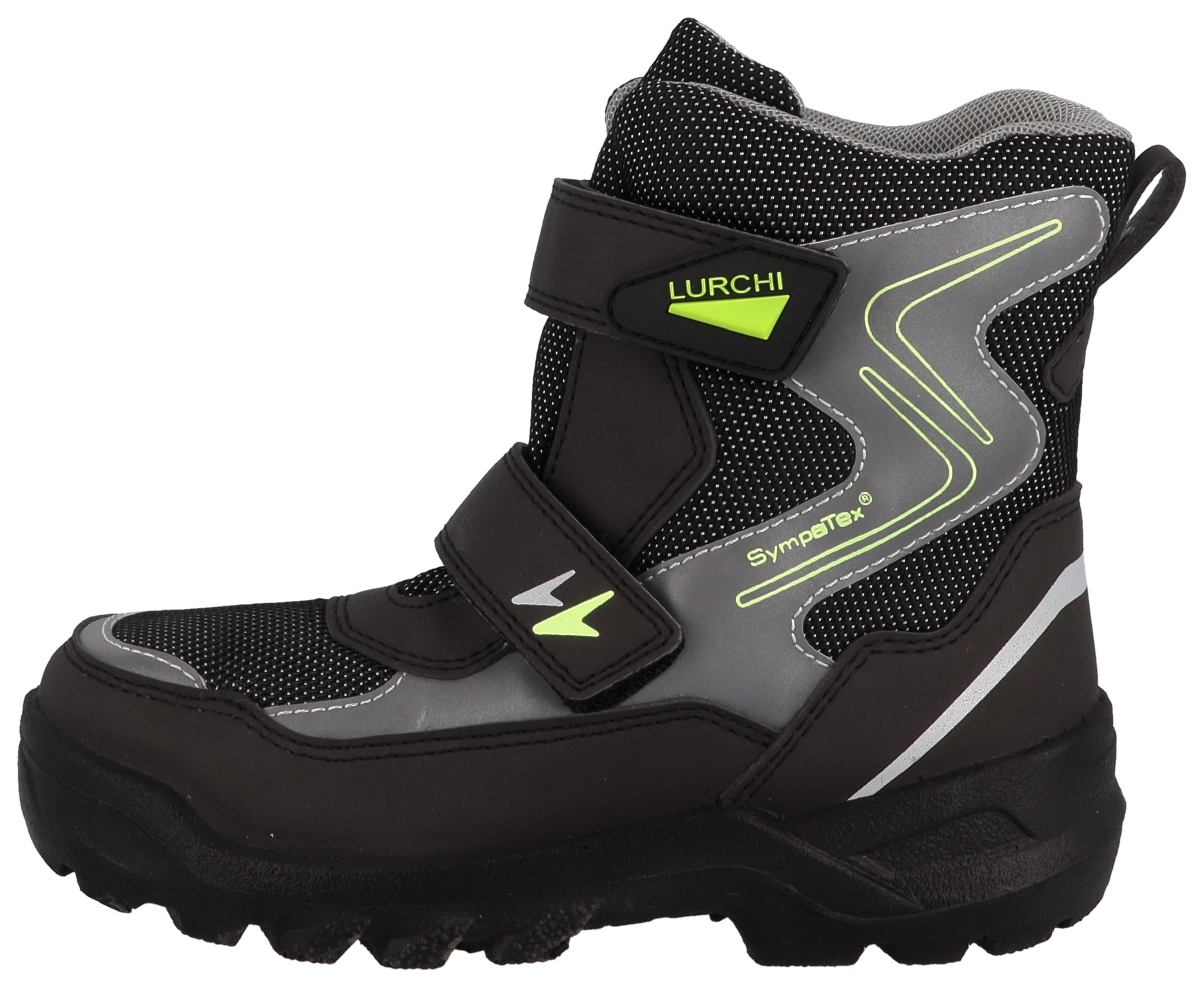 Lurchi Bateau à velcro »Kamil-SYMPATEX«  Bottes avec détails réfléchissants, gabarit de tailles à télécharger