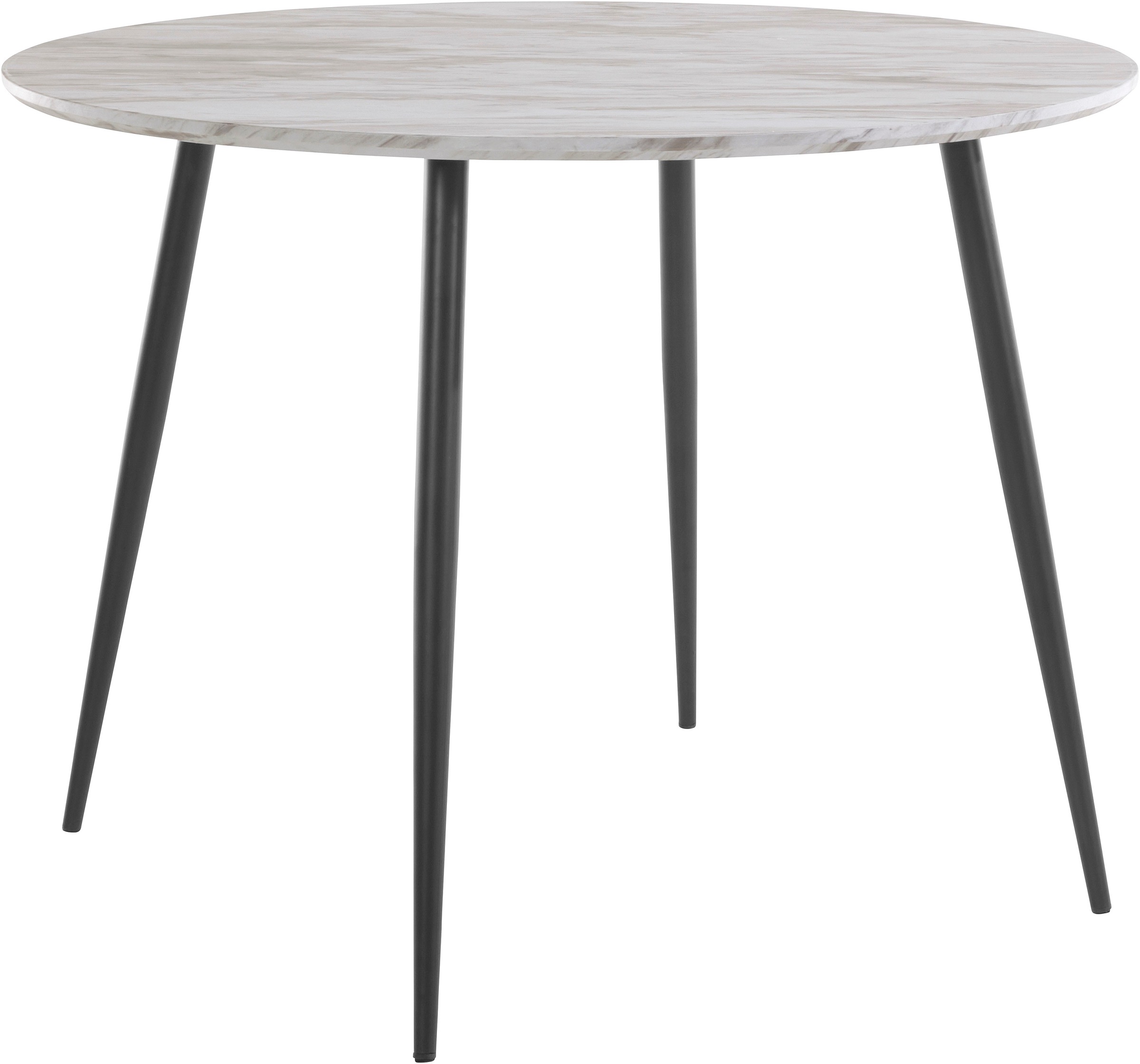 Image of Leonique Esstisch »Dino«, rund, Ø 100 cm, schwarzes Metallgestell, Maximale Belastbarkeit 40 kg bei Ackermann Versand Schweiz