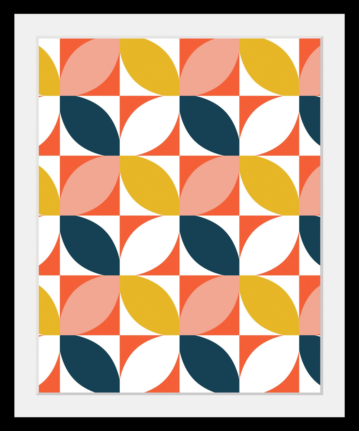 queence Bild »Samuel«, Abstrakt-Figuren-Kunst-Gemälde, (1 St.), HD Premium Poster-Druck inkl. Holzrahmen
