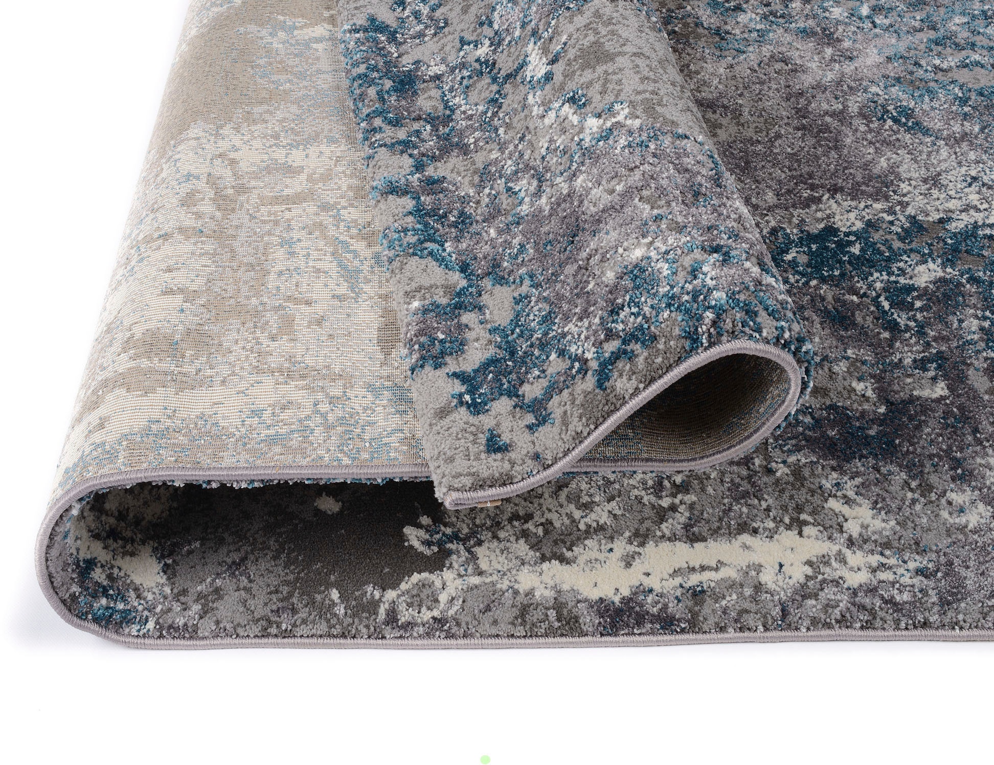 OCI DIE TEPPICHMARKE Teppich »Juwel Liray« rechteckig 20 mm Höhe Kurzflor, Wohnzimmer, Marmor Optik, Hoch Tief Effekt