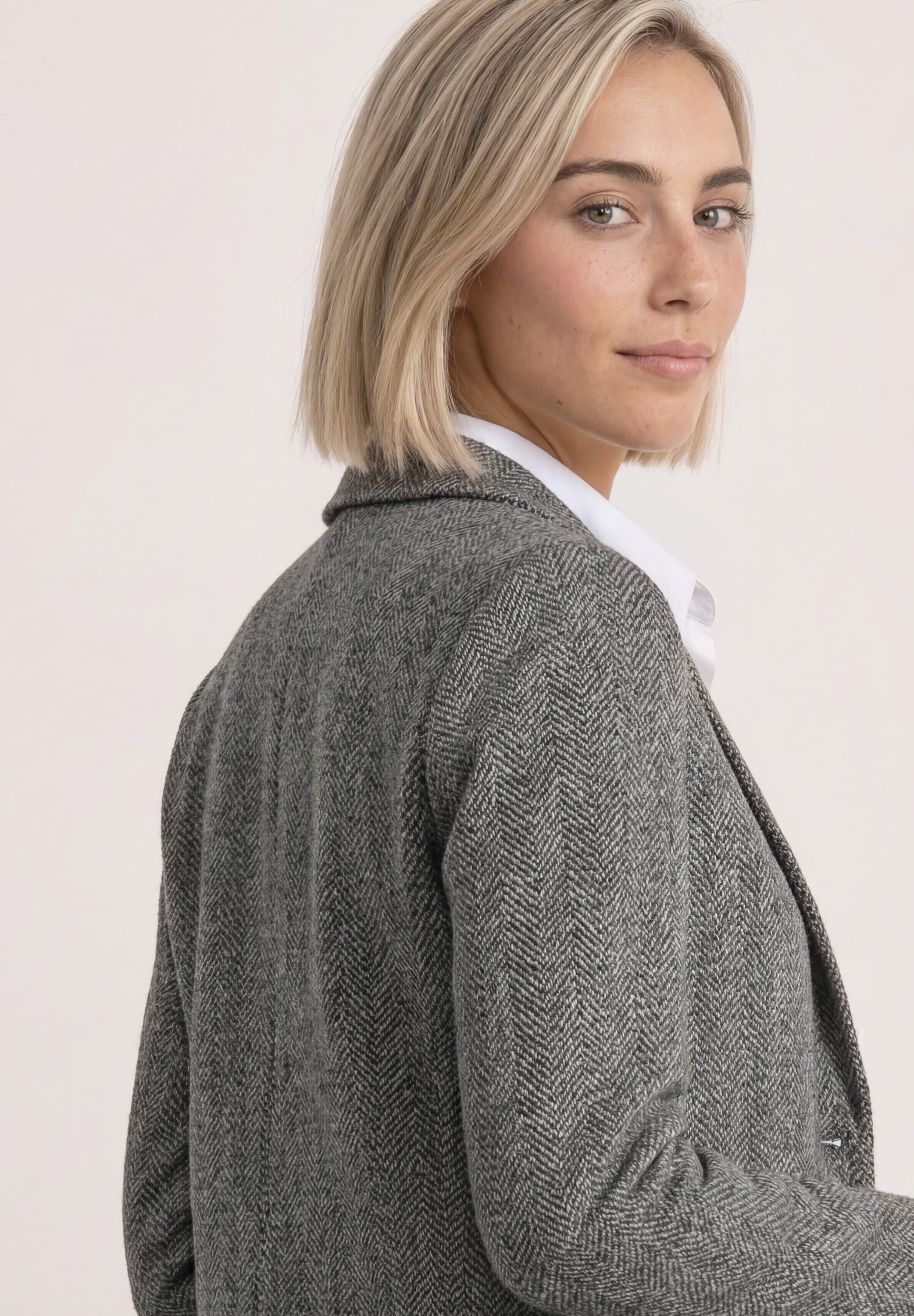STREET ONE Veste blazer avec col à revers et motif
