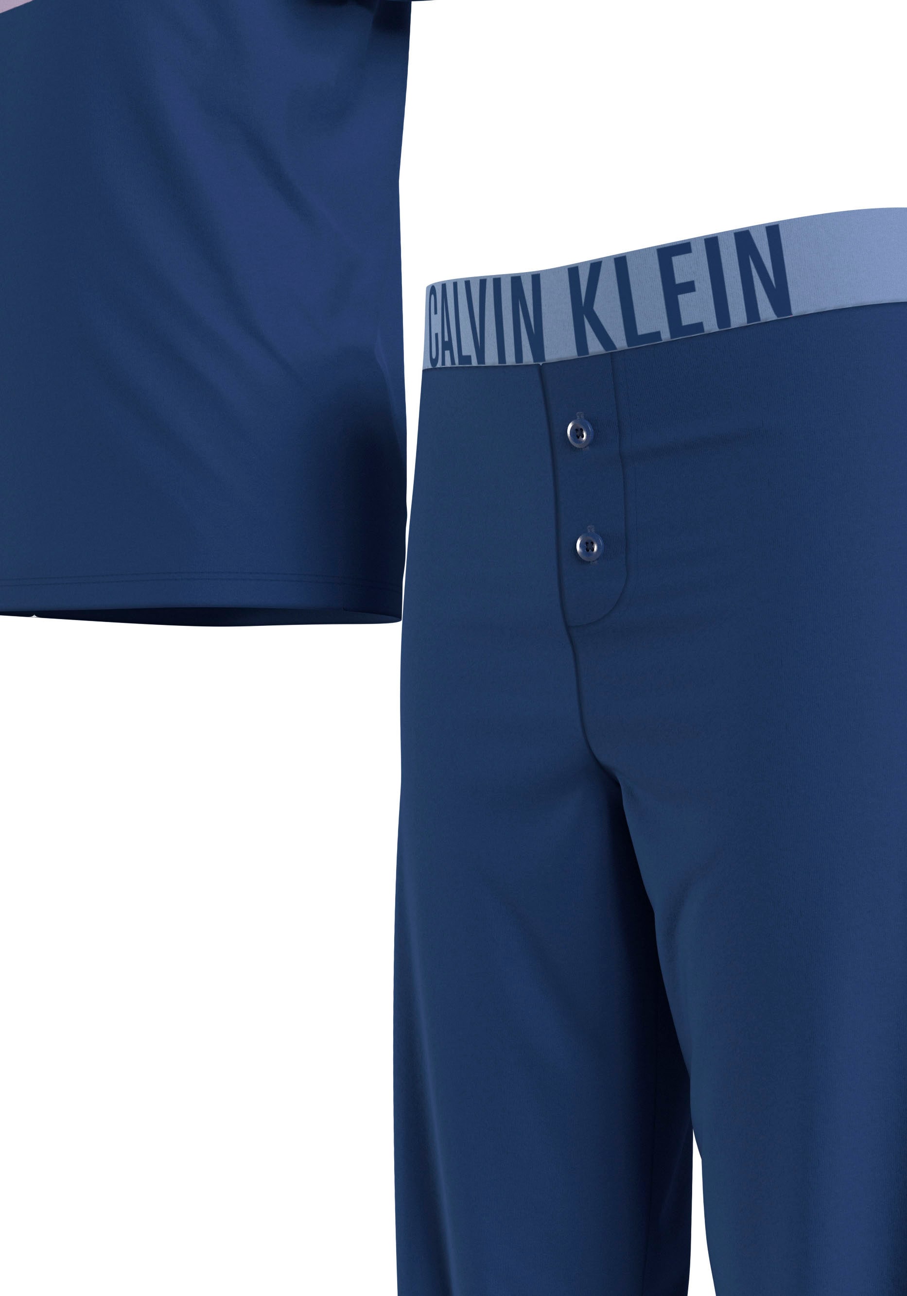 Modische Calvin bestellen PJ Calvin (2 versandkostenfrei Pyjama tlg.), »KNIT Print Klein (SS+PANT)«, Klein SET mit