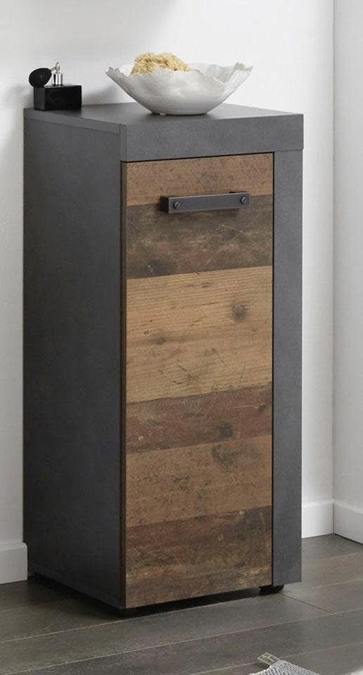 INOSIGN Armoire basse »Ilana« Badschrank im modernen Industrial Style - Masse (B/T/H) 36/31/81 cm