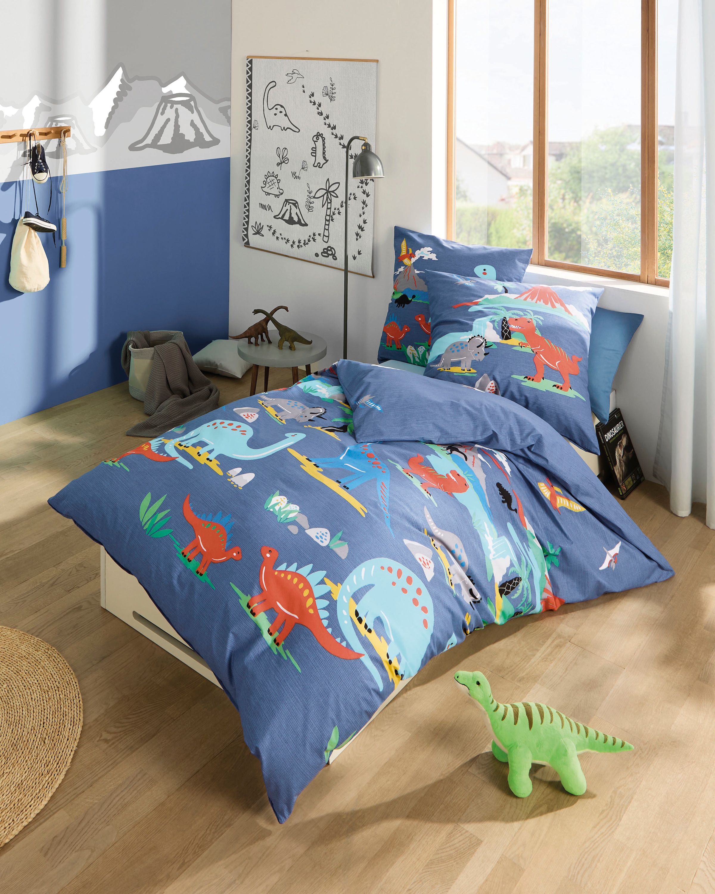 Image of Kaeppel Kinderbettwäsche "Dinosaurus" 2 Stk. Mit Dinosaurier