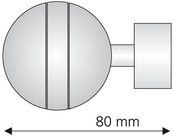 Gardinenstange Liedeco Ø für (1 kaufen »Kugel«, Gardinenstangen-Endstück mm 28 St.),