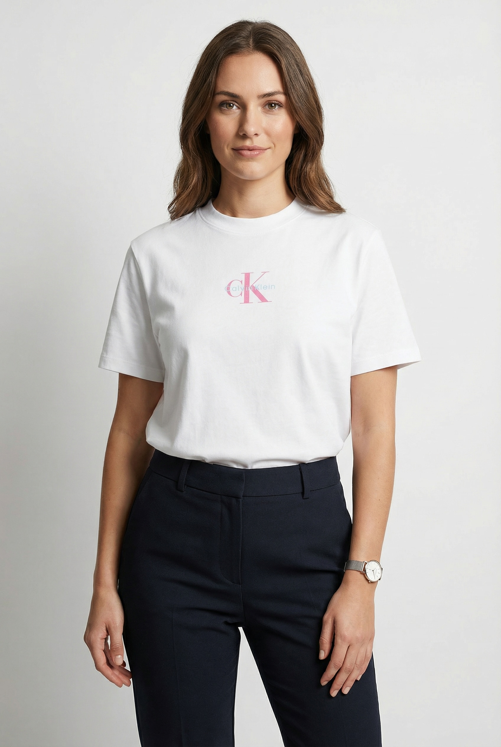 Image of Calvin Klein Jeans Kurzarmshirt "SS 20s CLASSIC LOGO TEE" Mit Glitzer-Logo