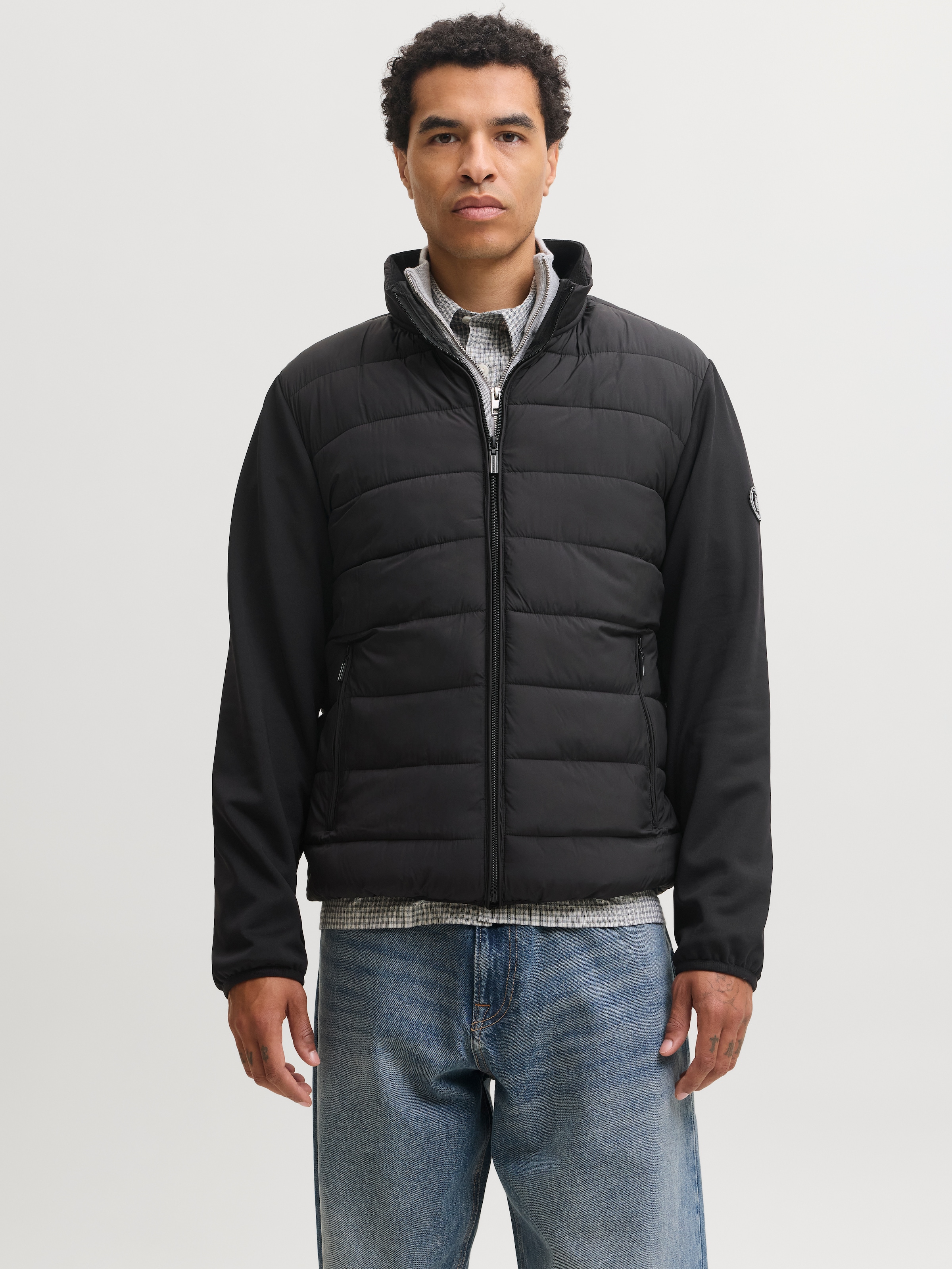 Image of Jack & Jones Steppjacke "JJETATE HYBRID JACKET" Kunstfaser, regular fit